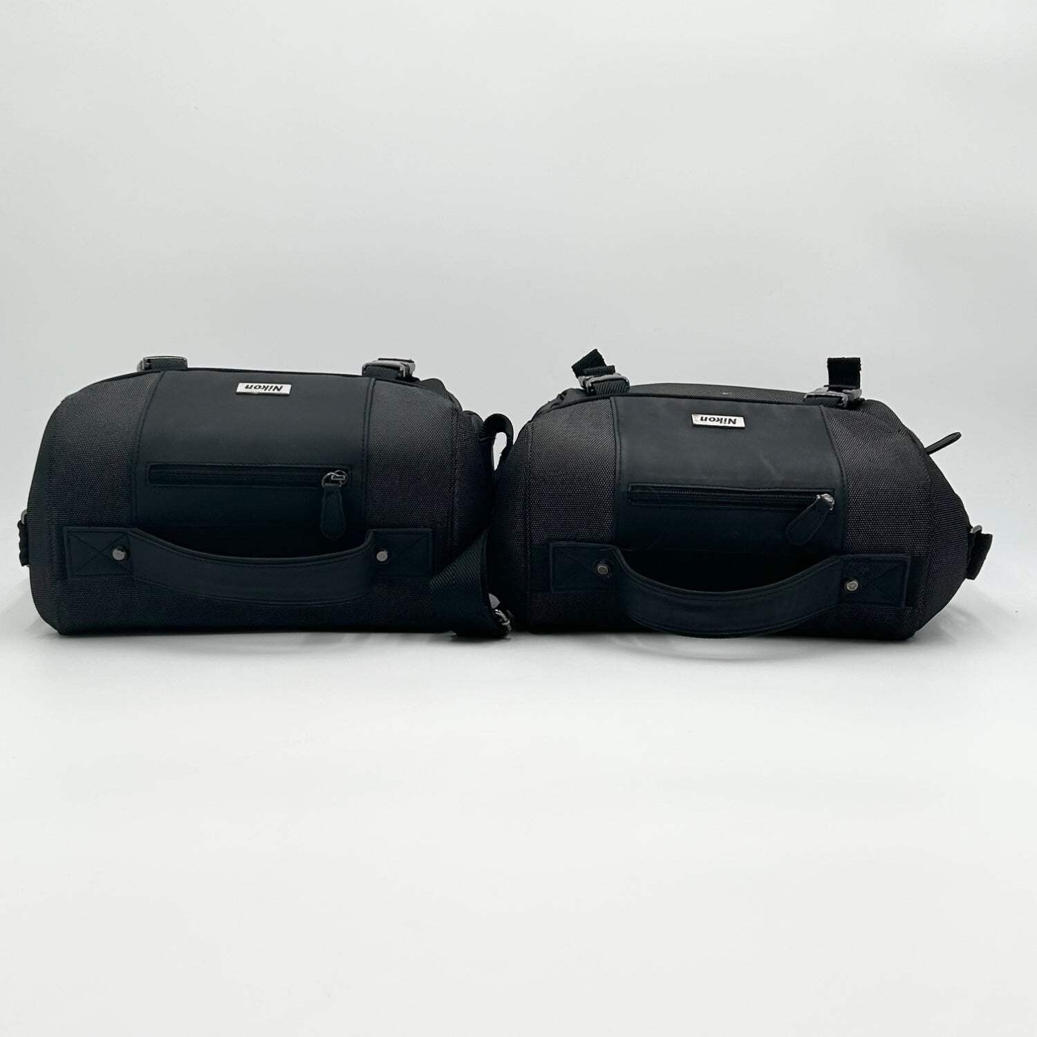 Lot of 2 Nikon Black Nylon Camera Carry/Shoulder Bag with Strap