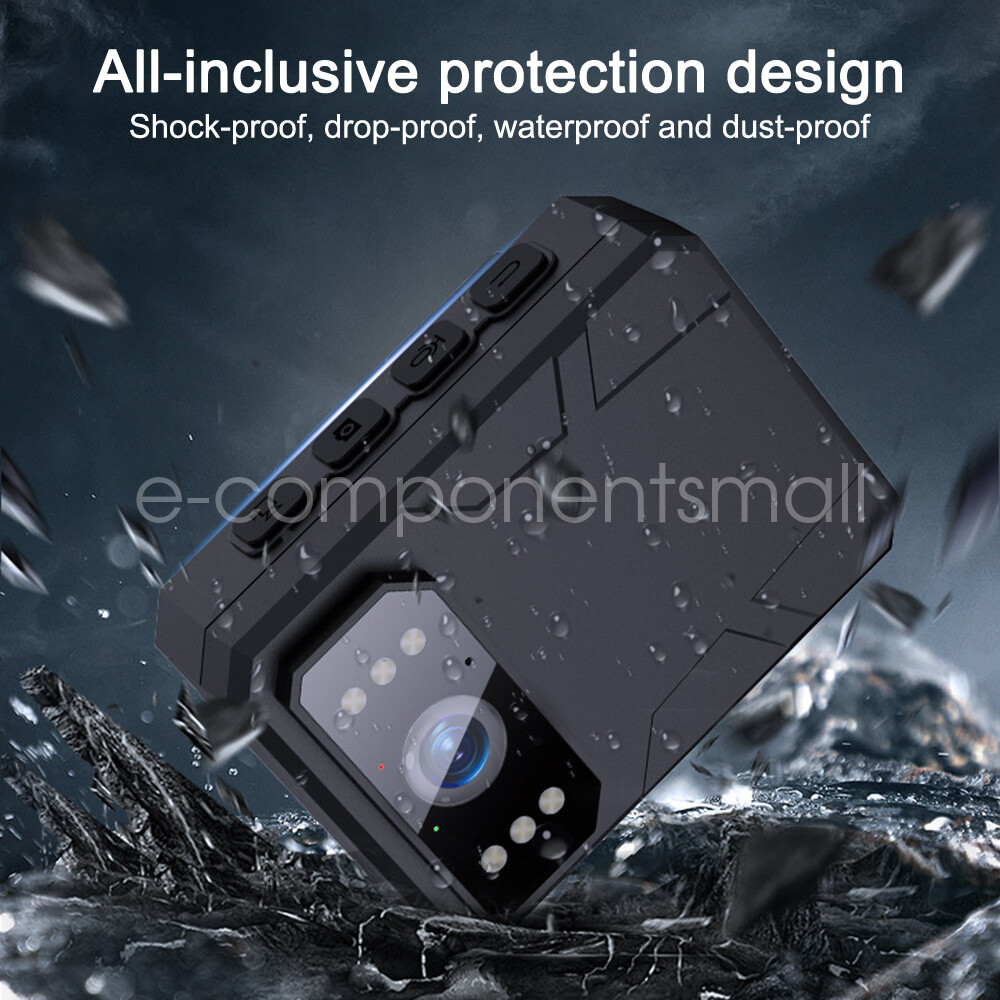 0-64G Body Camera 4K 2K 1080P Police Audio Video Recording IR Night Security Cam