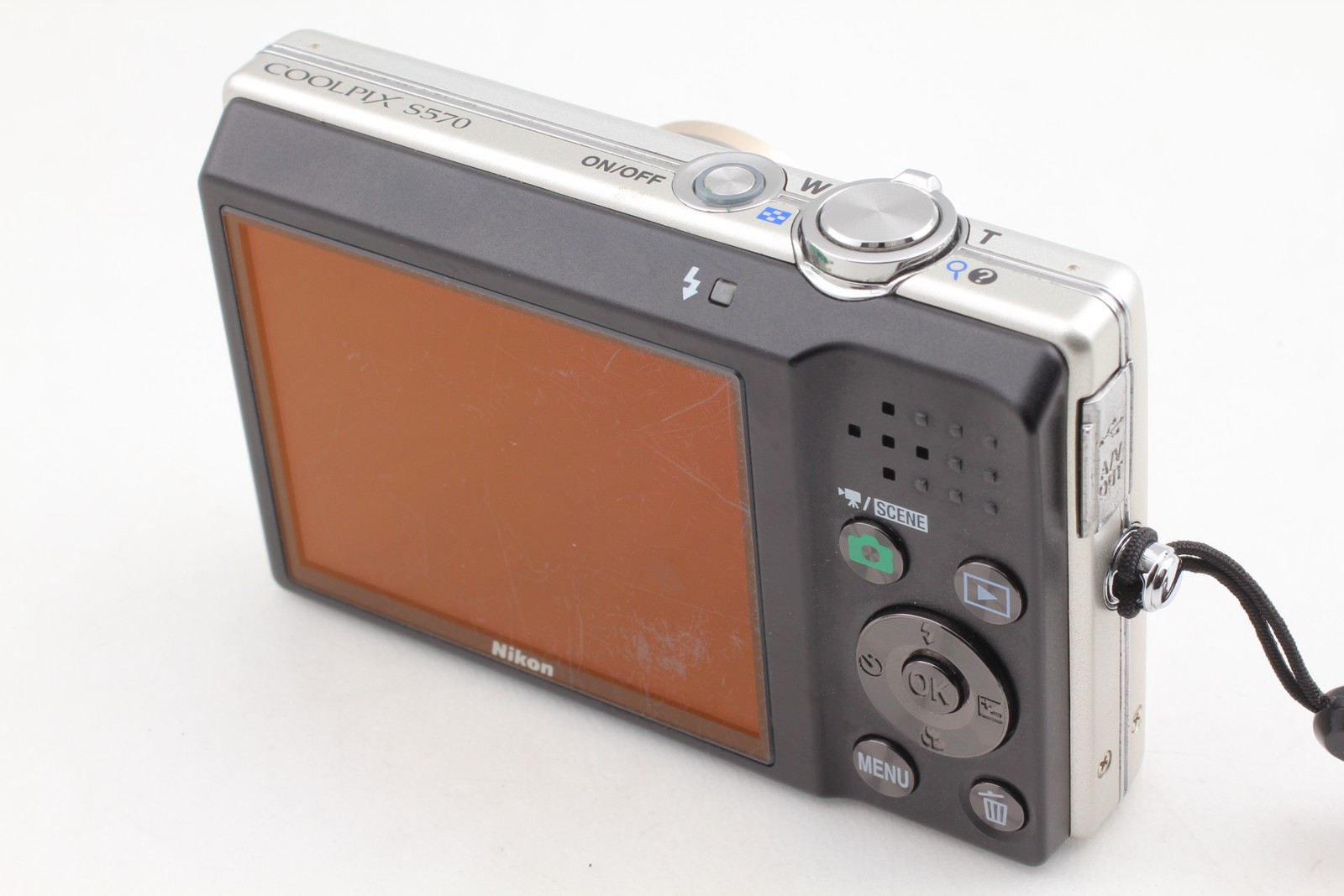 Read![Exc+5] Nikon Coolpix S570 12.0MP Compact Digital Camera 5x Zoom JAPAN