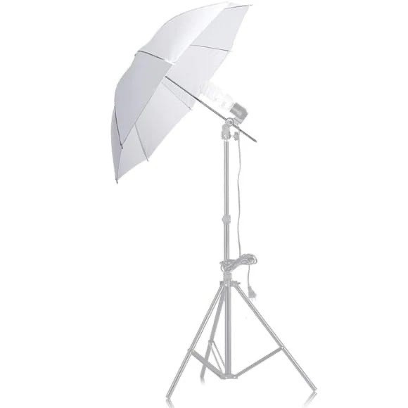 2 Pack 33” 83cm Photography Studio Lighting White Translucent Flash Umbrellas