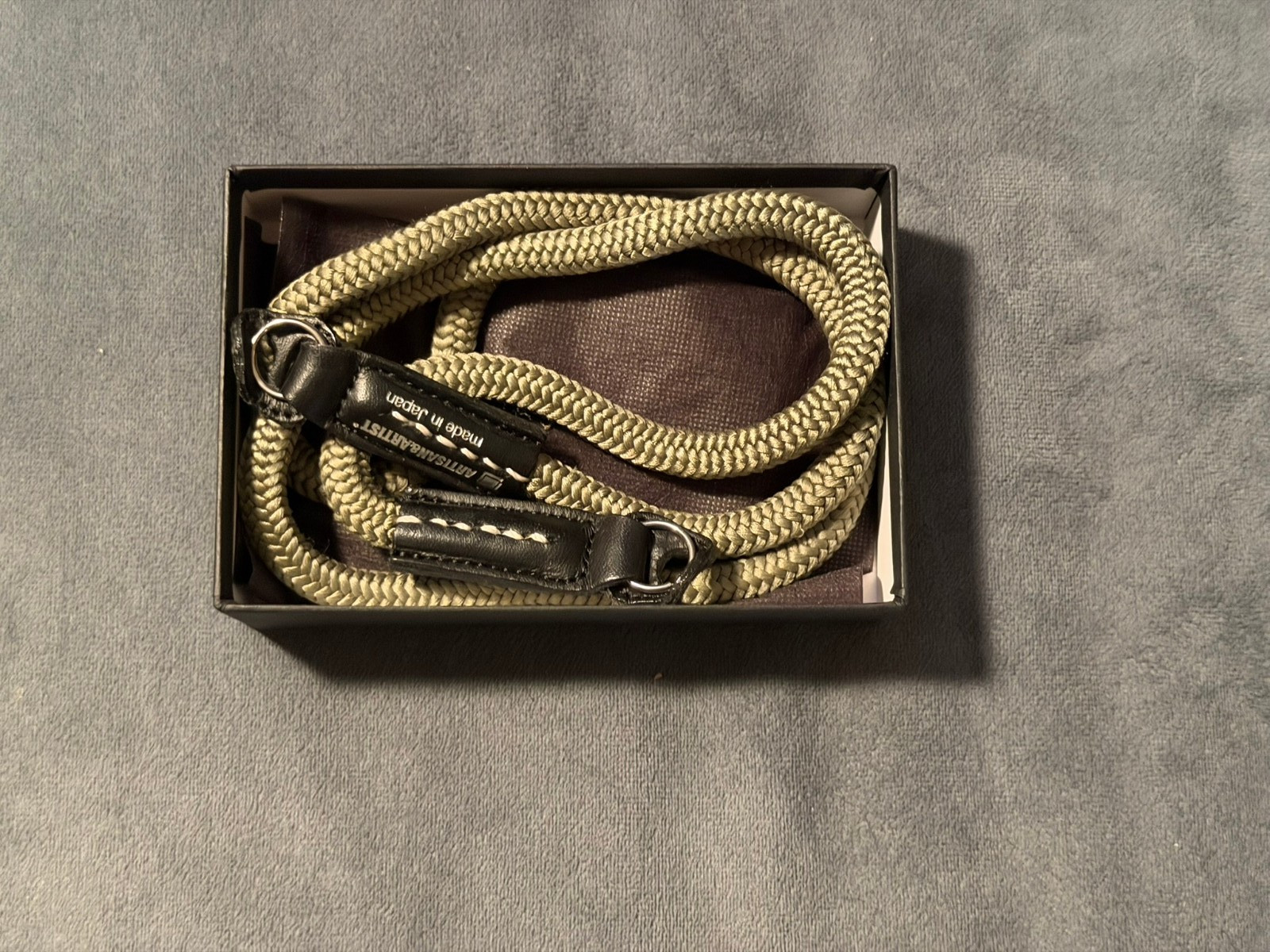 ARTISAN&ARTIST ACAM-301A KK [Silk round cord strap, short type, khaki]