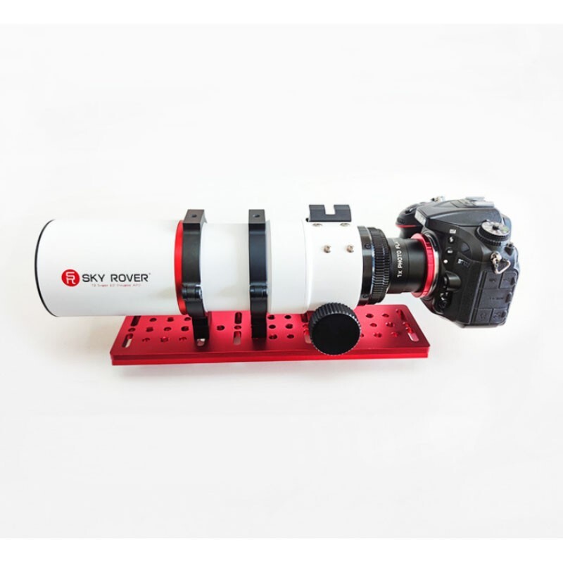 Red Dovetail Mounting Plate Standard Dovetail Plate Wide for Telescope