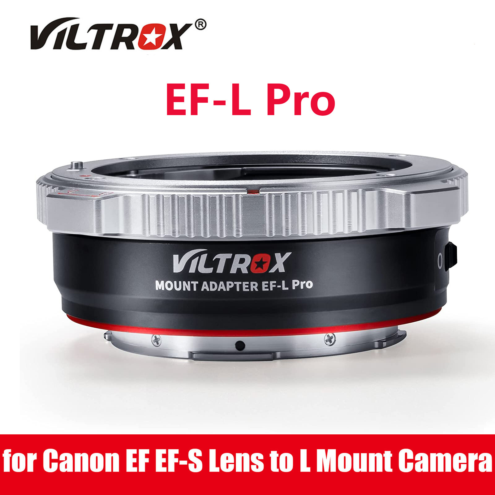 VILTROX EF-L Pro Auto Focus Lens Adapter for Canon EF-S Lens to L-Mount Camera