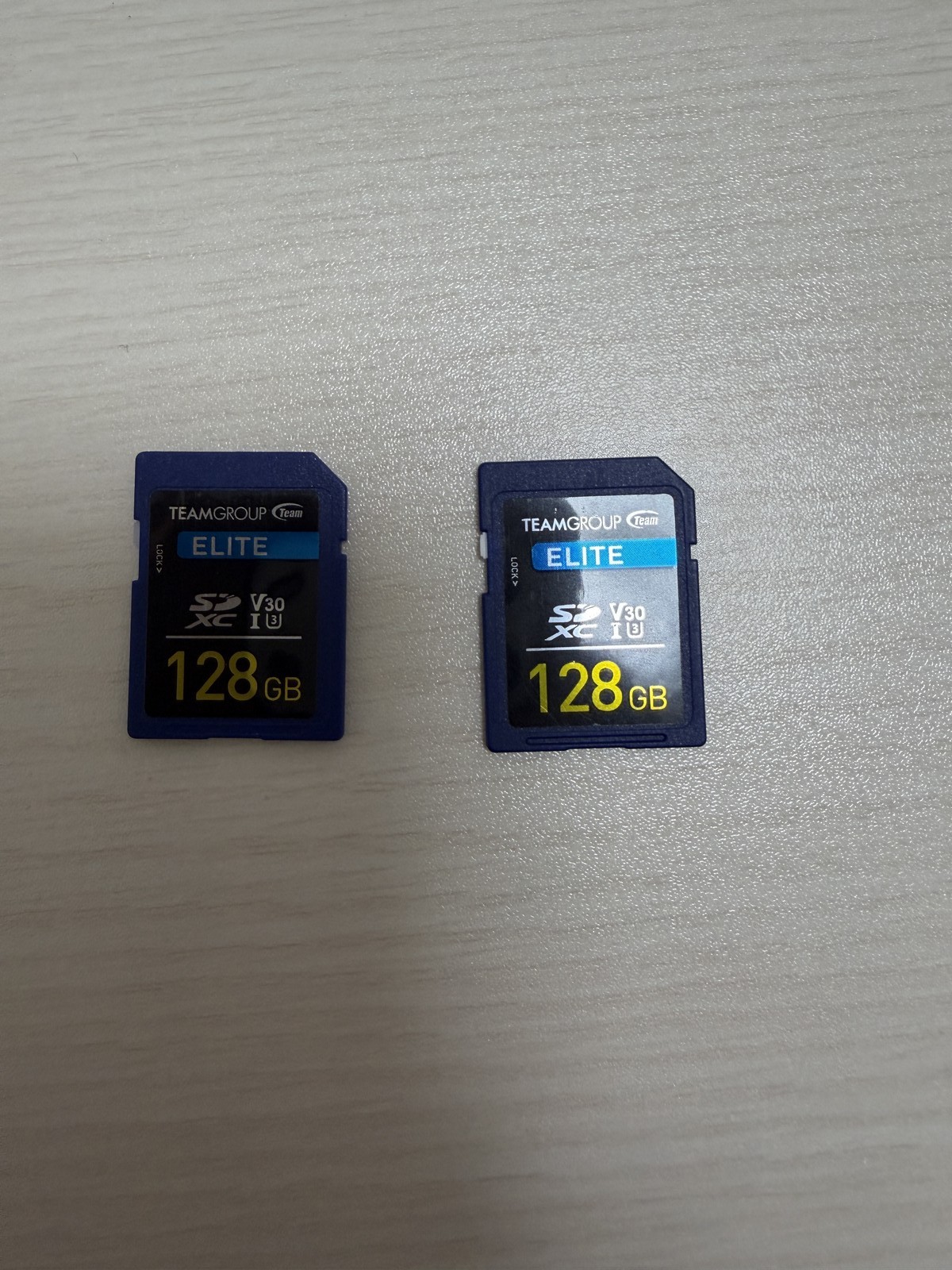 TEAMGROUP ELITE 128GB SDXC U3 V30 Memory Card Lot of 2 Tested Working