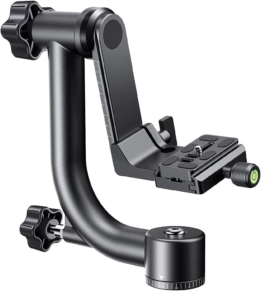 Quick Release Plate Panoramic Tripod Head – Bubble Level