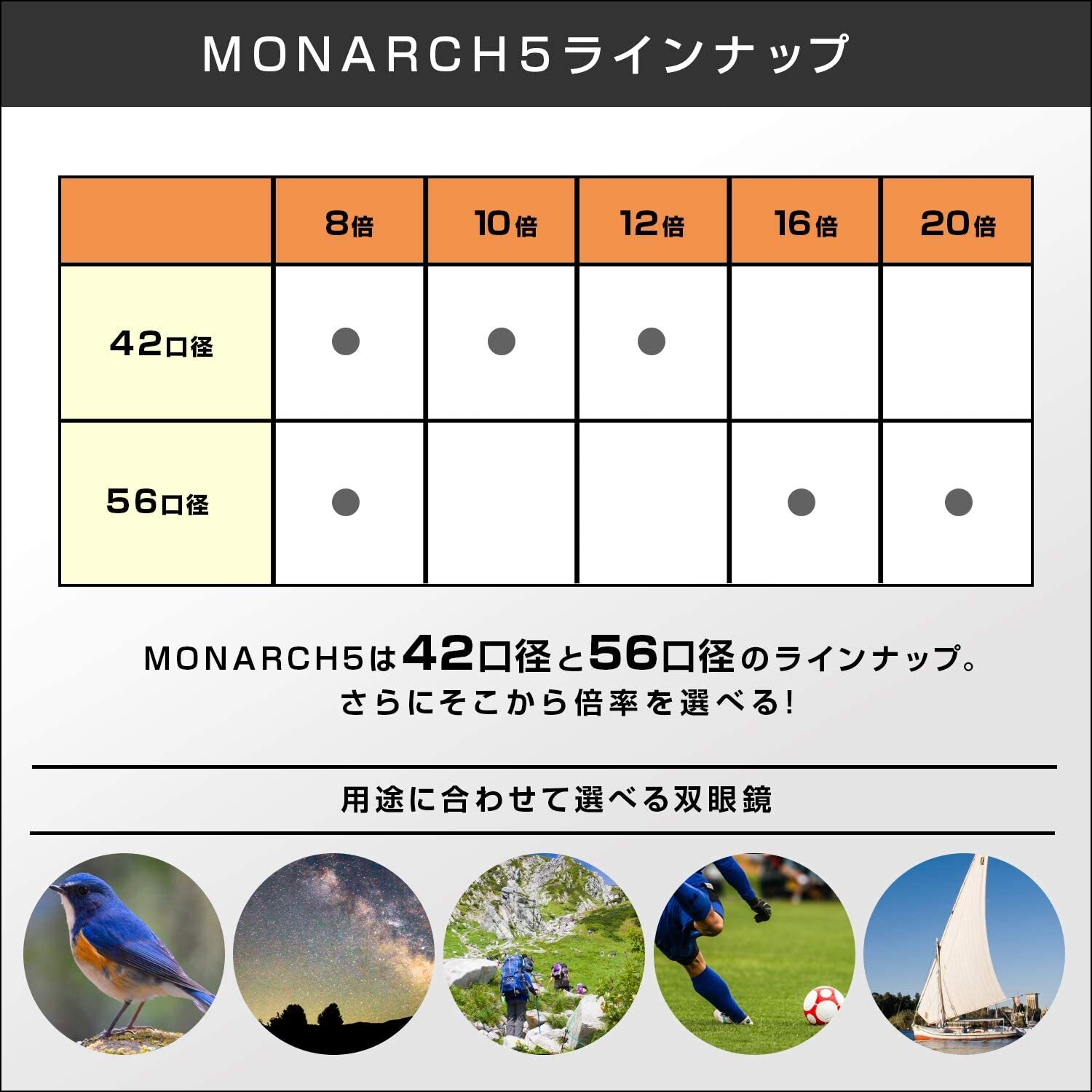 Nikon ‎BAA837SA Monarch 5 20X56 Waterproof Binoculars Dach Prism new F/S
