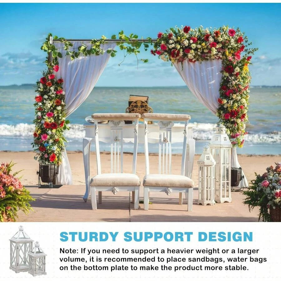 10×6.5ft Photo Backdrop Stand & Projector Screen Support, Adjustable Heavy Duty