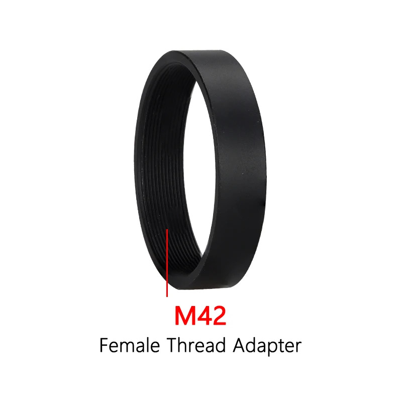 M42/M48/M54x0.75 Female to Female Extension BarrelAdapter 10mmLength for ZWO/QHY