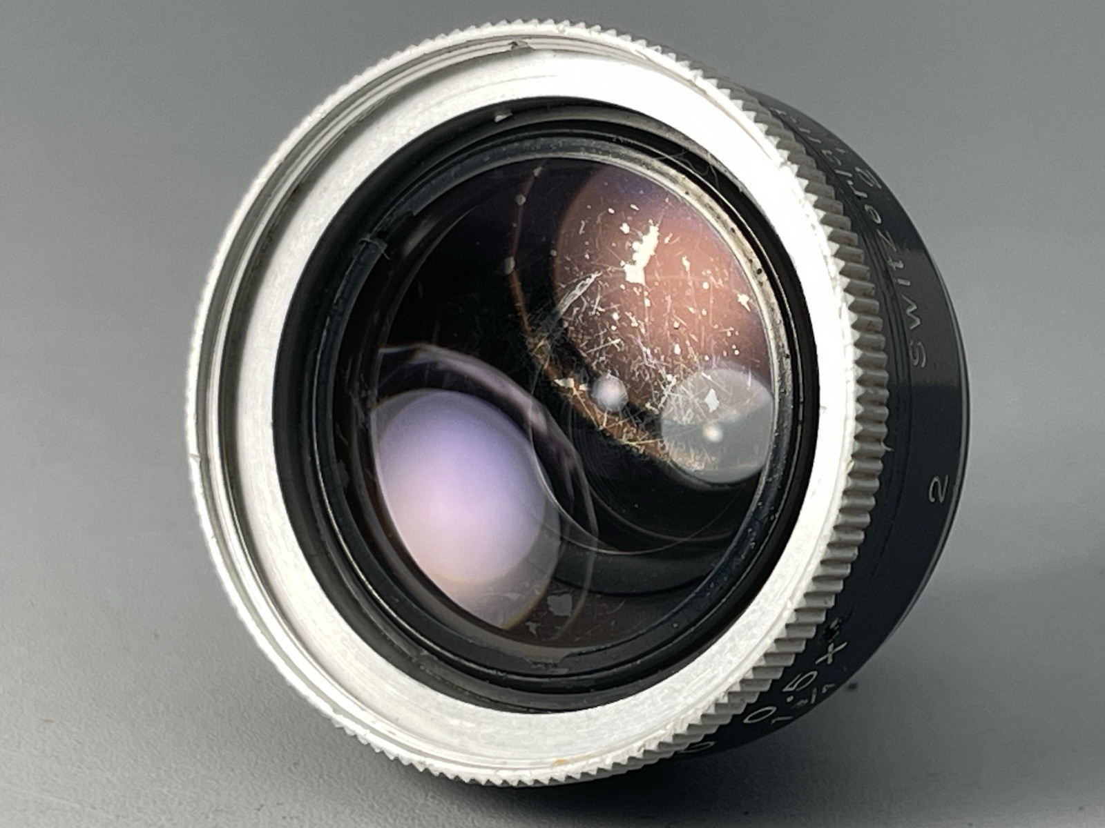 Hyper Kern Paillard 0,5x AR Wide Angle Auxiliary Lens for Bolex 8mm Cine D Mount