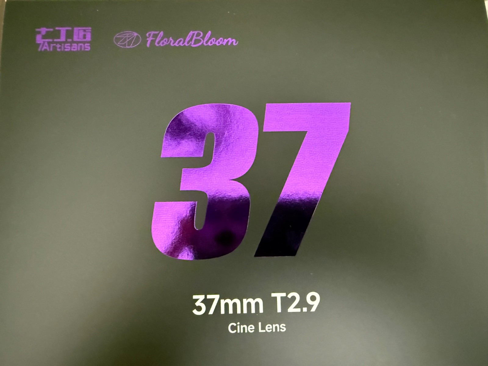 7Artisans Floral Bloom 37mm T2.9 Cine Lens Purple, New In Box