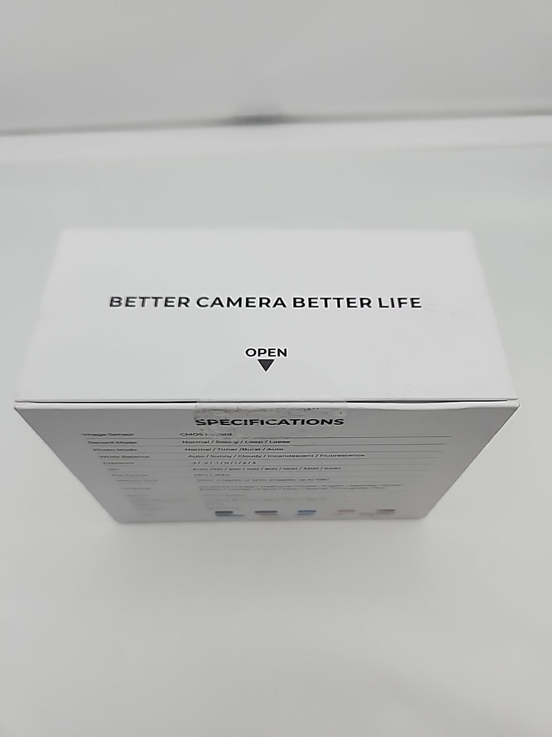 Pocket Camera 4K Video Recording 44.0MP 16x Optical Zoom Compact White