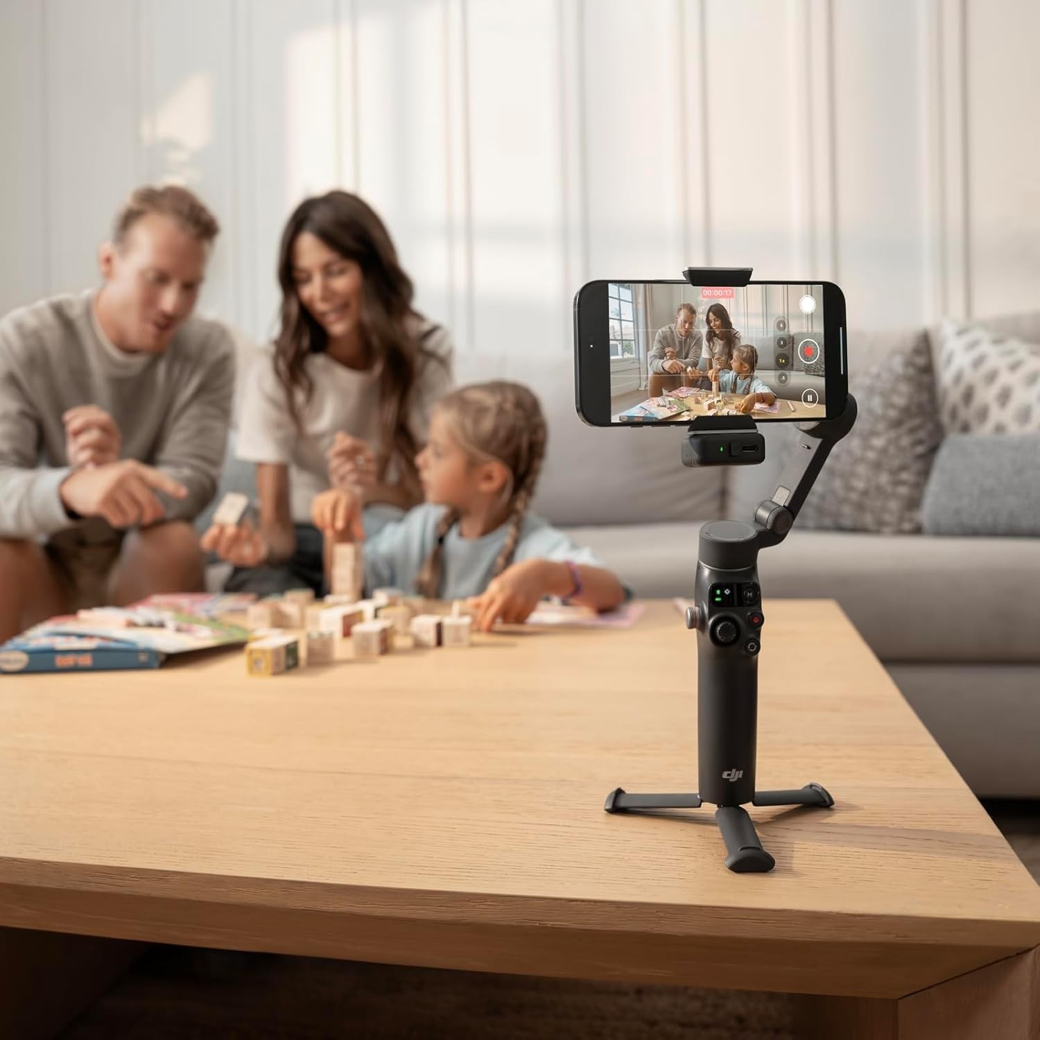 DJI Osmo Mobile 8 Smartphone Gimbal Stabilizer Tracking 360° Pan Rotation US