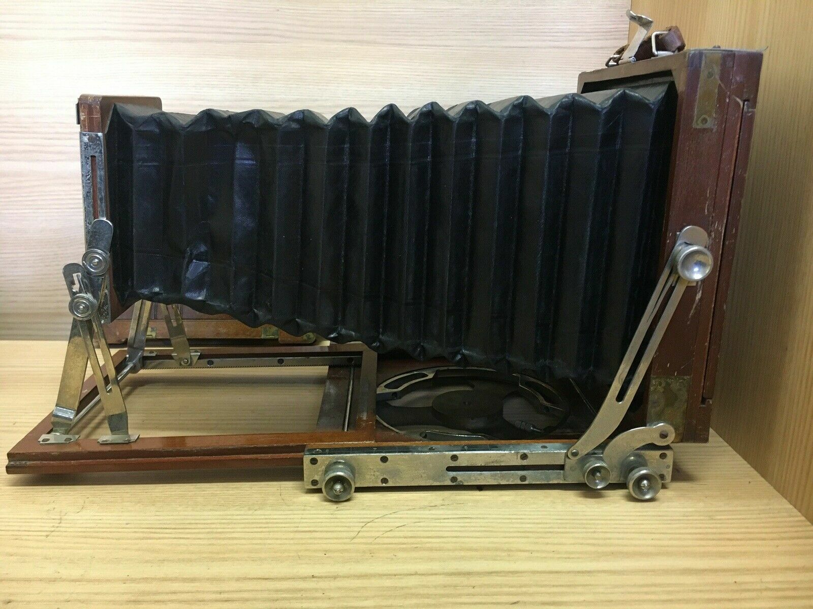 *Rare : Exc+3* Tachihara Fiel Stand 5×7 Large Format Camera w/ Film Holder / JP