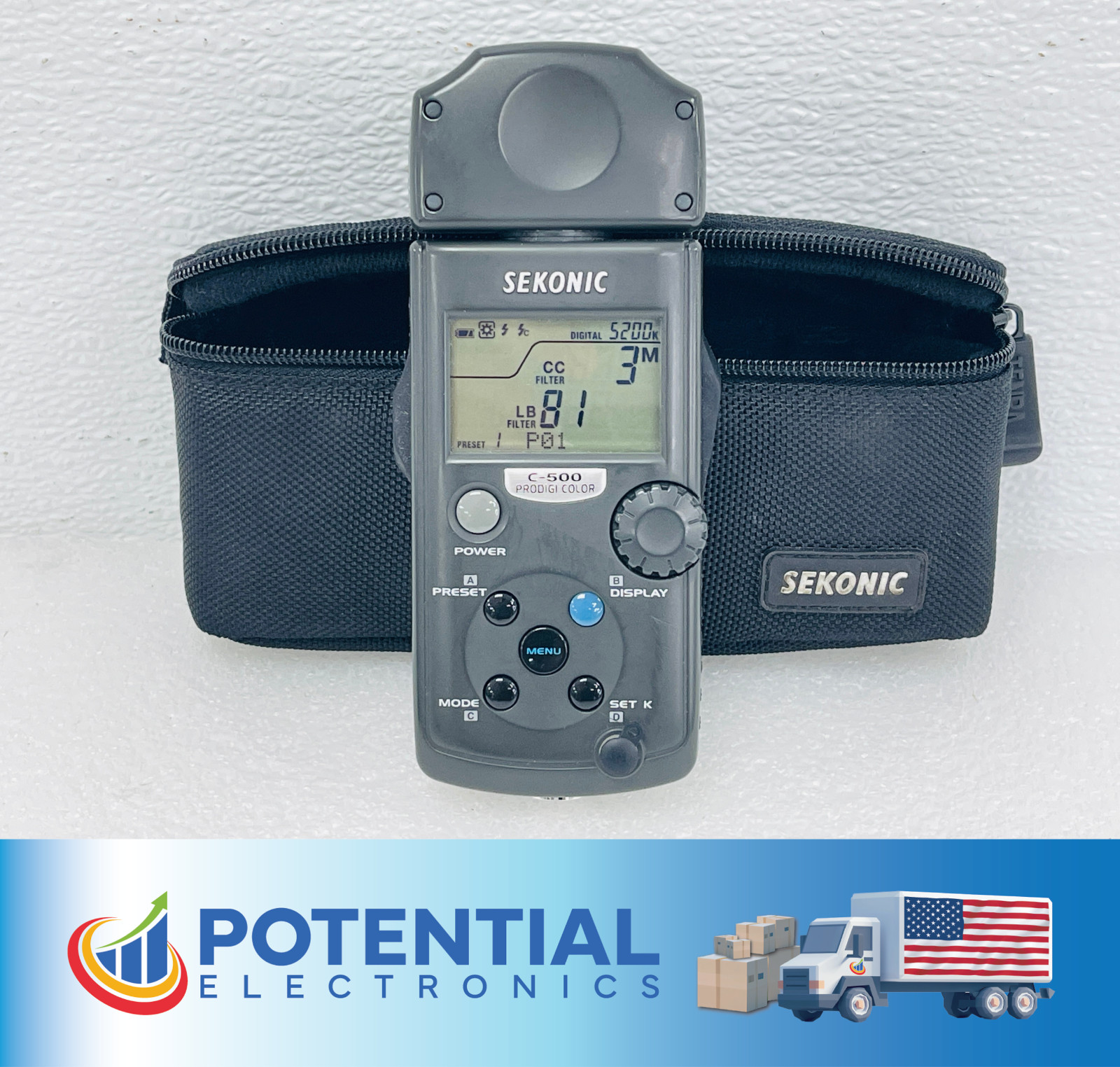 USED – SEKONIC C-500 Prodigi Color Temp Meter With 30 Days Warranty