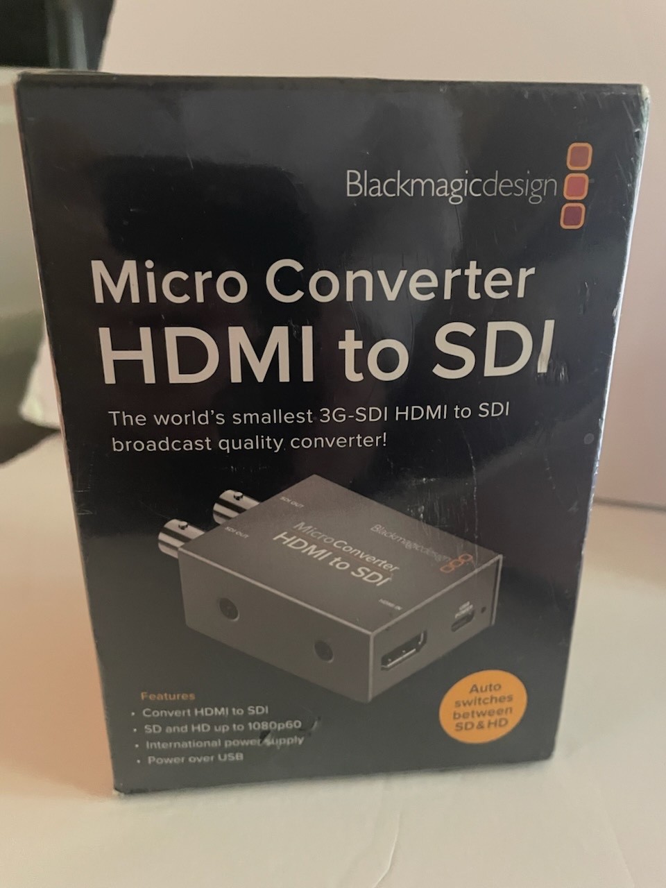Blackmagic Design Micro Converter HDMI to SDI 3G with Power Supply Brand New