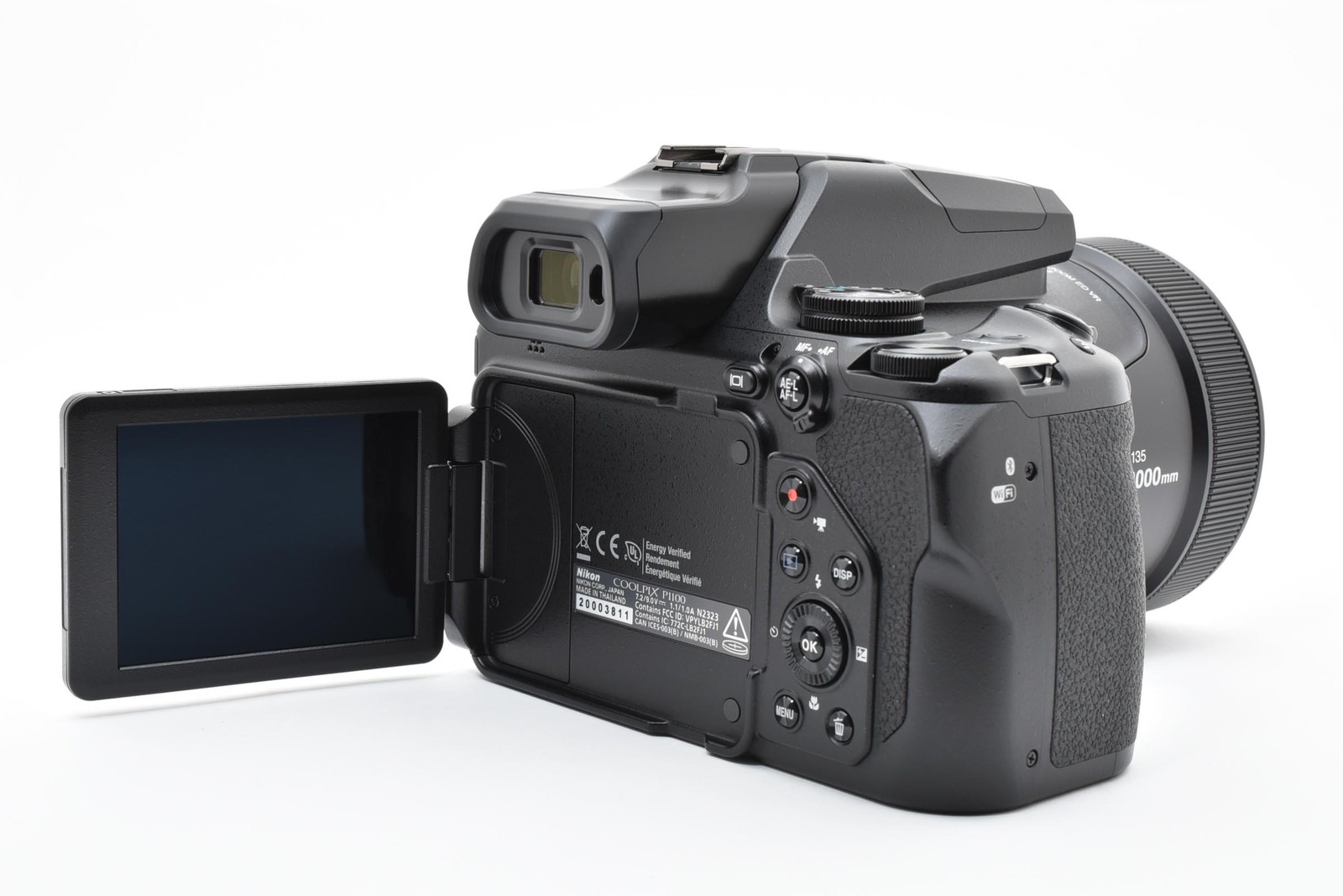 [UNUSED] Nikon COOLPIX P1100 Digital Camera Black w/Box Accessories JAPAN