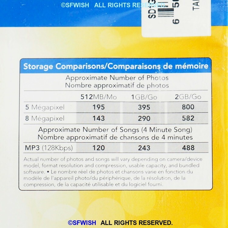 NEW Lexar 512MB SD Memory Card for older Cameras, PDA, GPS, Computers, Machines