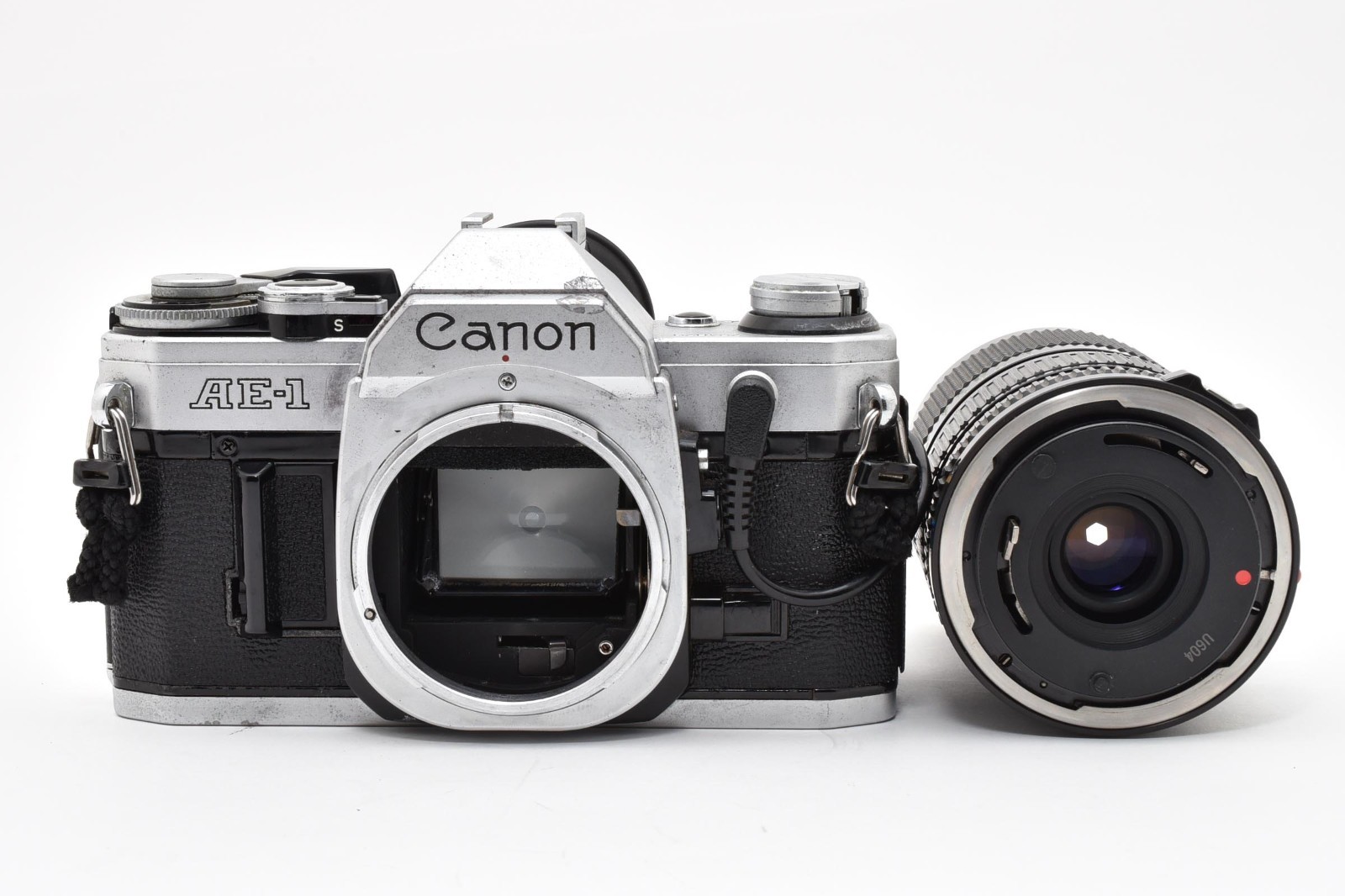 [N MINT w/Data back] Canon AE-1 35mm SLR Film Camera NFD 35-70mm f/4 Lens Japan