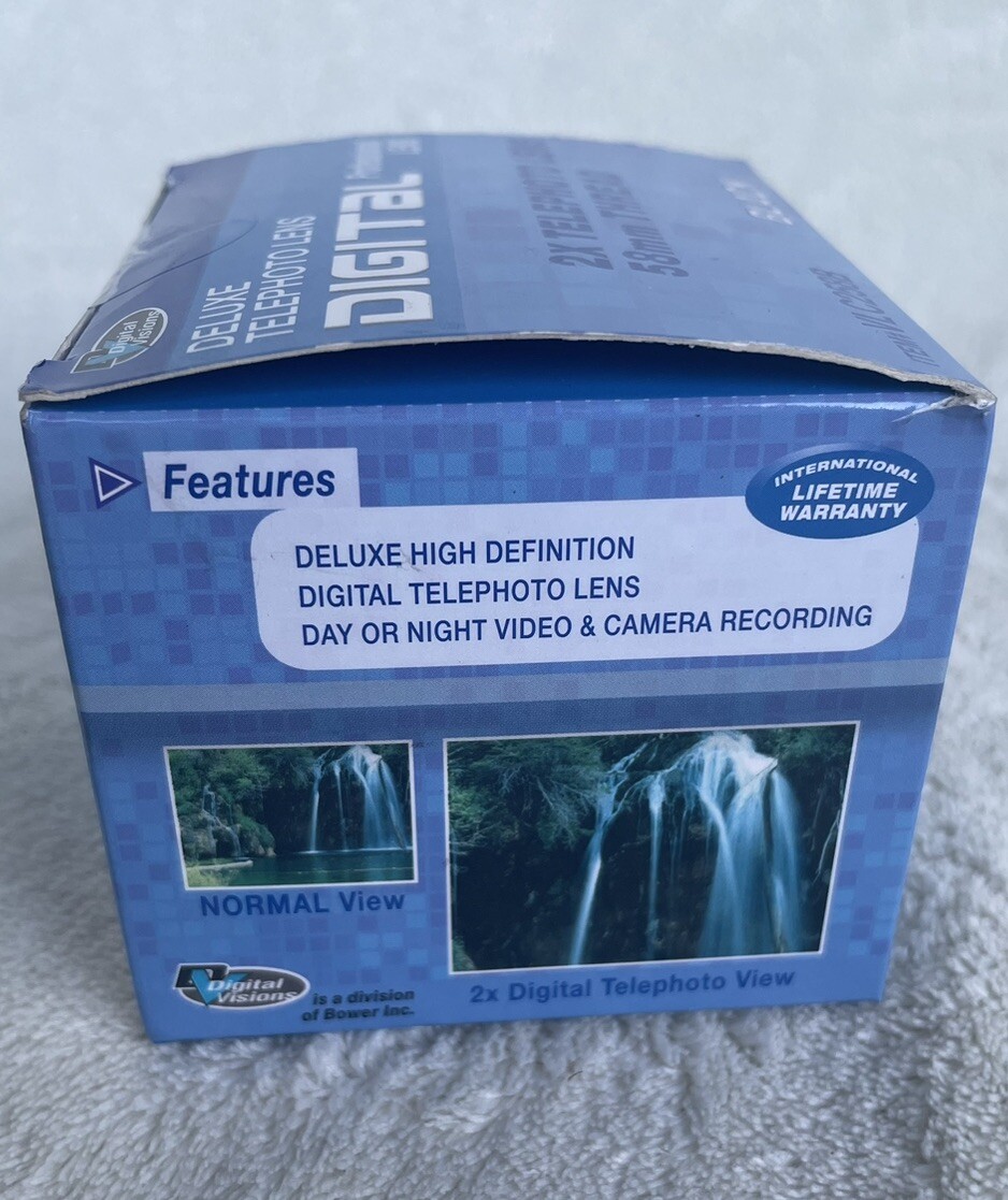Digital Visions 2x High Speed Auto Focus Camera Lens VLC258B 58mm Thread HD