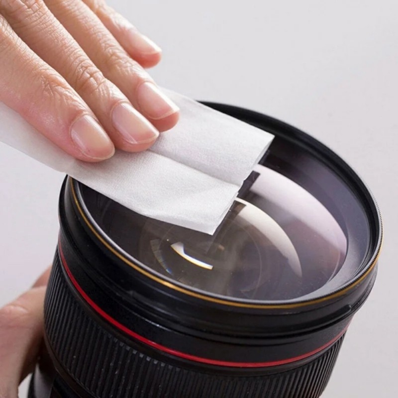 Professional Reusable Lens Cleaning Tissues For Cameras Gentle None Scratch