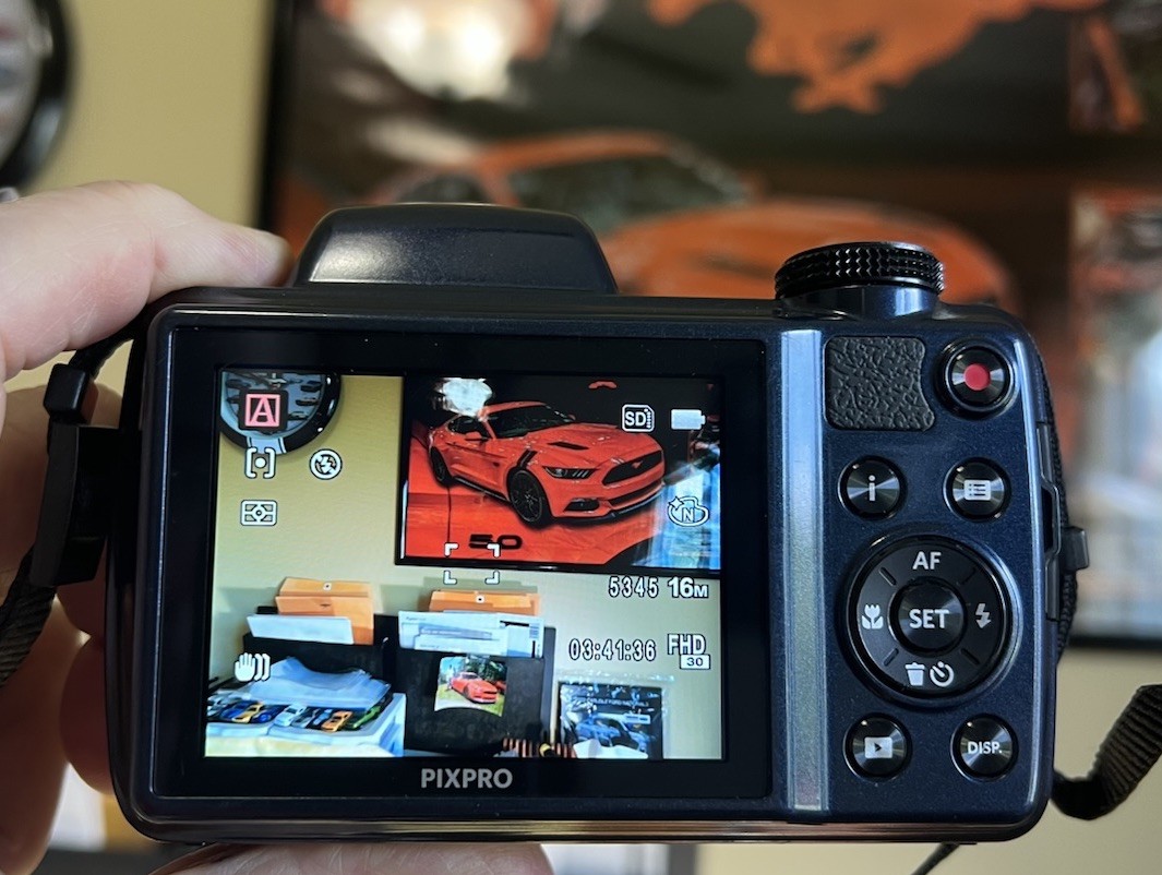Kodak PIXPRO AZ528 16MP 52x Optical Zoom Digital Camera – Blue – Bundle- Wi-Fi