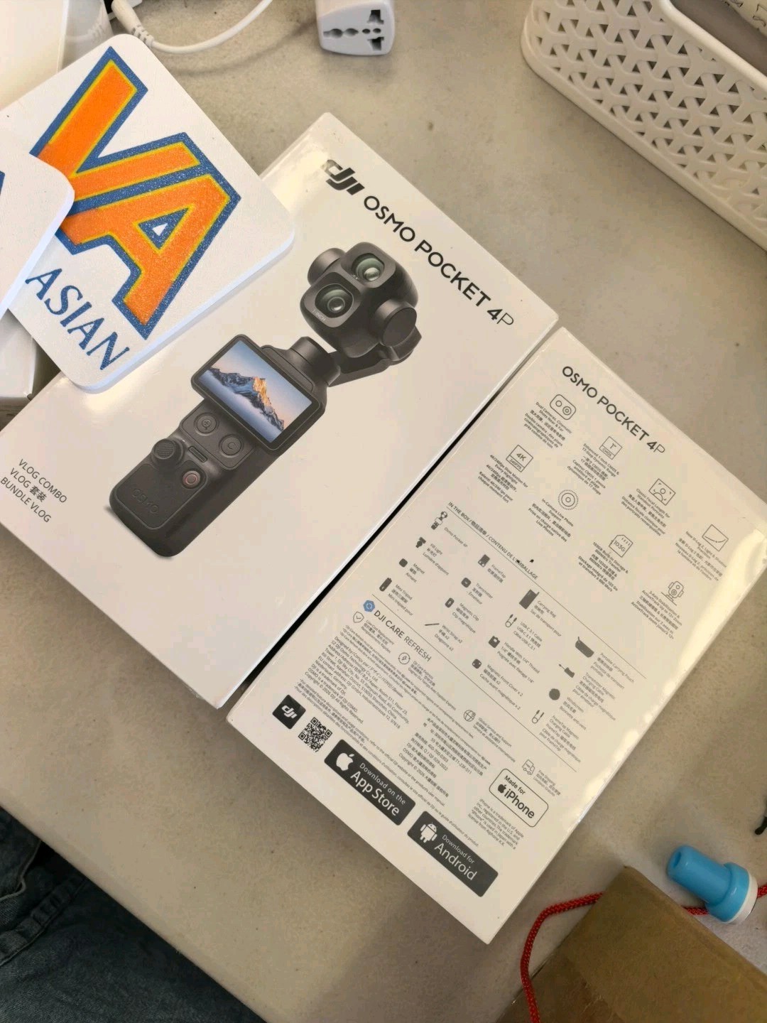 DJI Osmo Pocket Four Pro(4P) Vlog Creator Combo Handheld Stabilizer US Stock