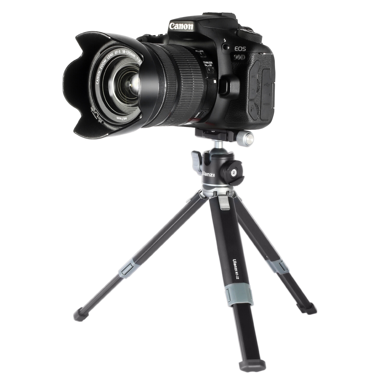 Ulanzi MT-24 Metal Table Tripod with Cold Shoe for DSLR Camera Phone