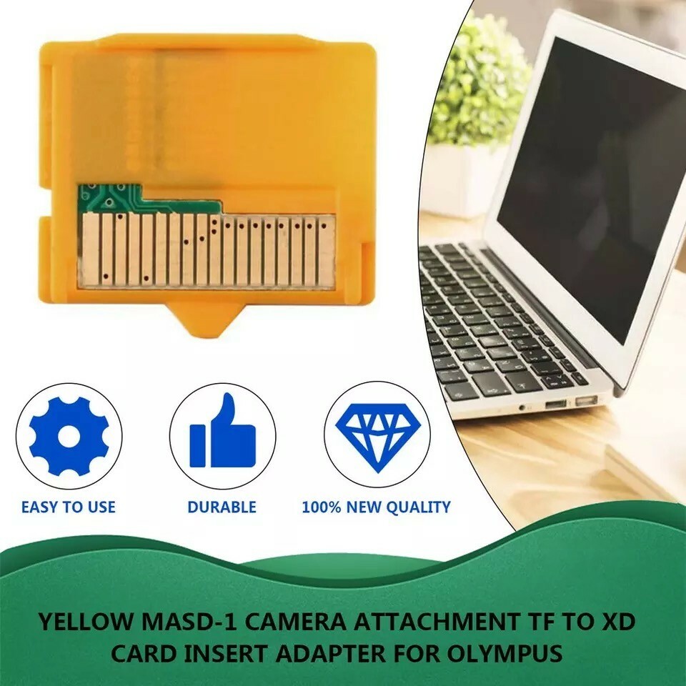 Pack 2 pcs Micro SD Attachment MASD-1 Camera TF to XD Card Insert Adapter