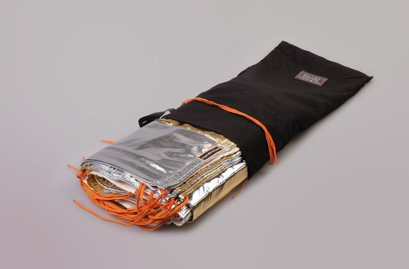 4×4 4x4ft 1.2×1.2m SILVER/GOLD CHECKERBOARD for butterfly with Carrying bag.