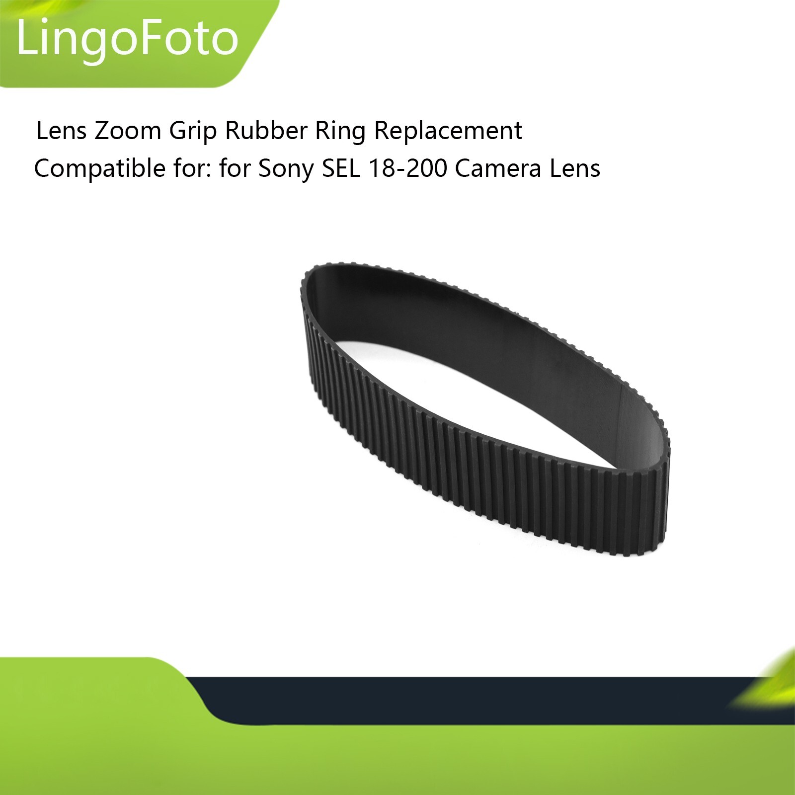 Lens Zoom Grip Rubber Ring Replacement for Sony SEL 18-200 Camera Lens