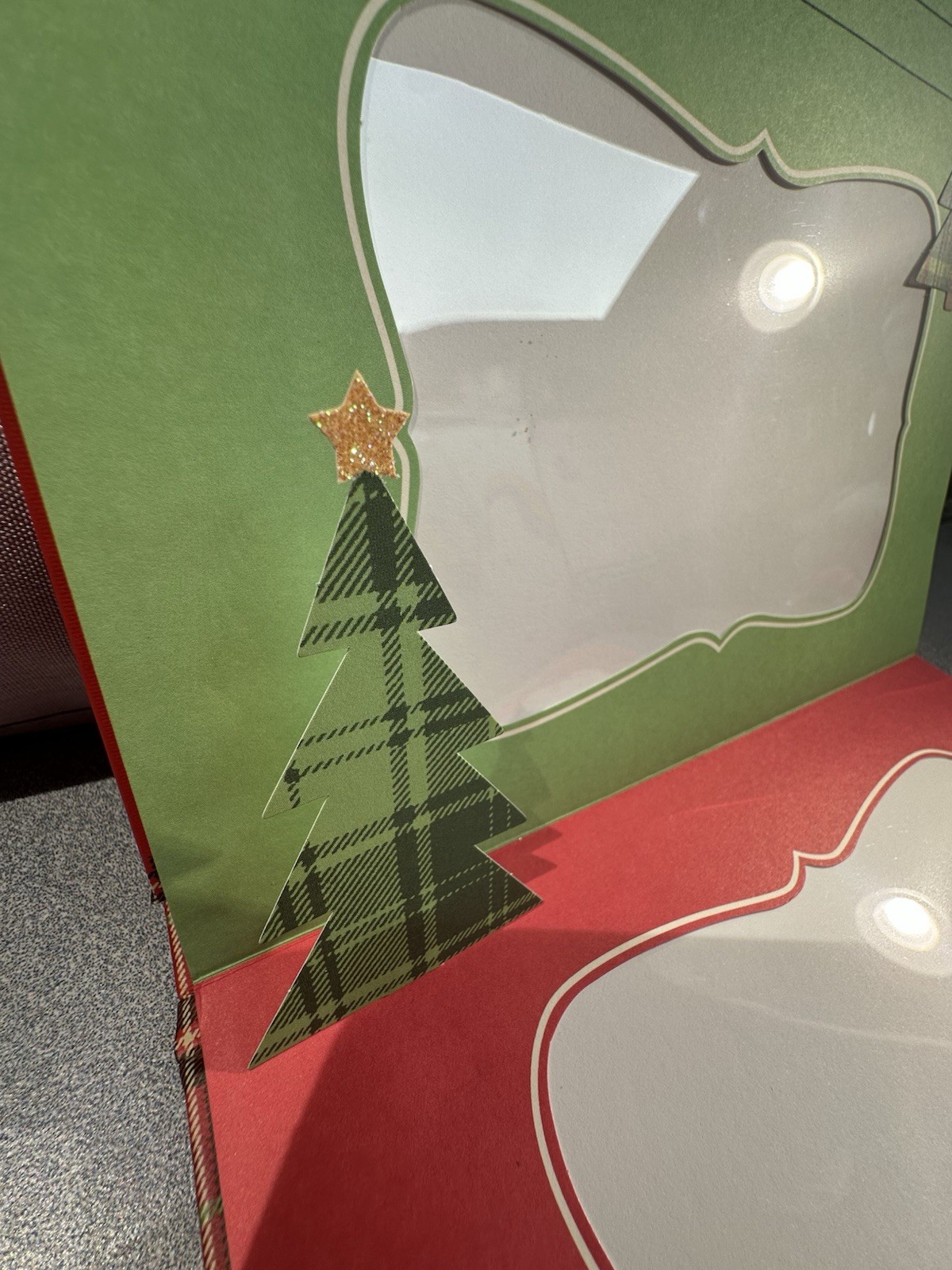 Hallmark Recordable Photo Album New Holds 10 4×6 Photos Winter /Christmas Works