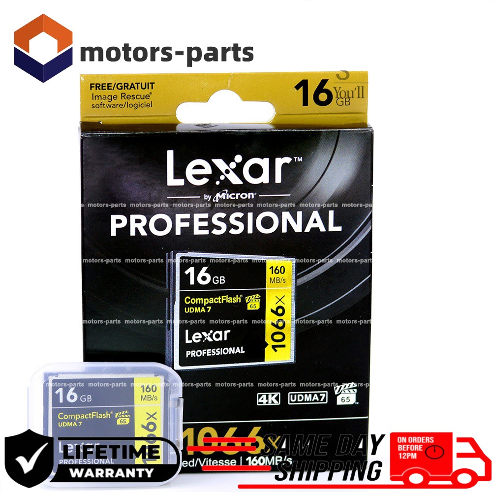 Genuine Lexar 16GB 128GB 1066X Compact Flash CF Memory Card UDMA7 For Camera USA