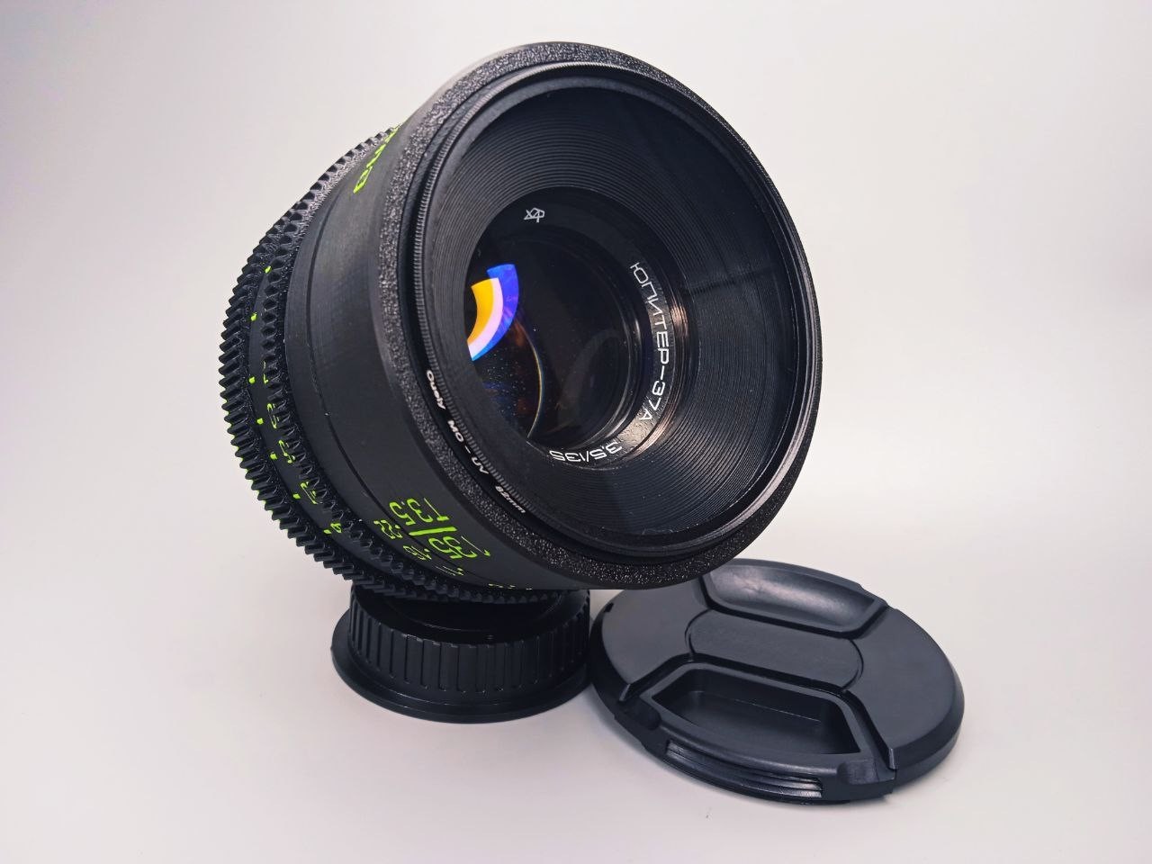 Rehouse ANAMORPHIC Jupiter-37 3.5/135 Cine Mod Vintage Lens Canon EF mount 💙💛