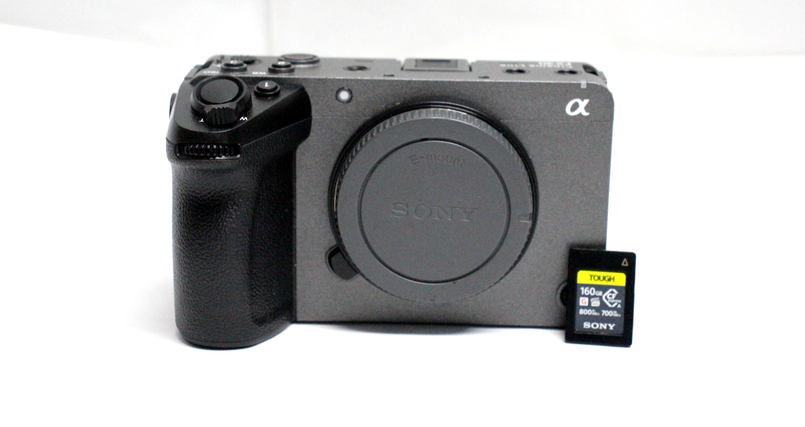 Sony camera FX30 Digital Cinema with Sony Tough 160GB CFexpress Type A card