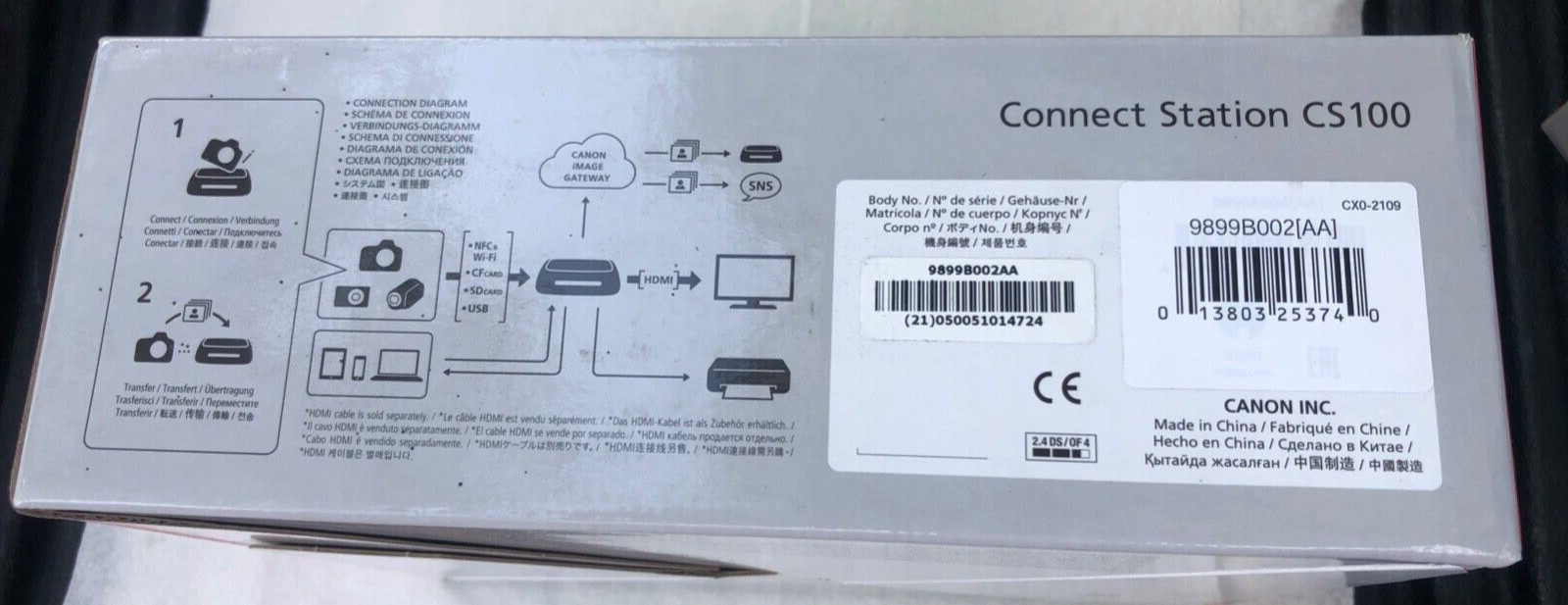 CANON Connect Station CS100 Photo Video Hub 1TB storage – Brand * NEW * in Box