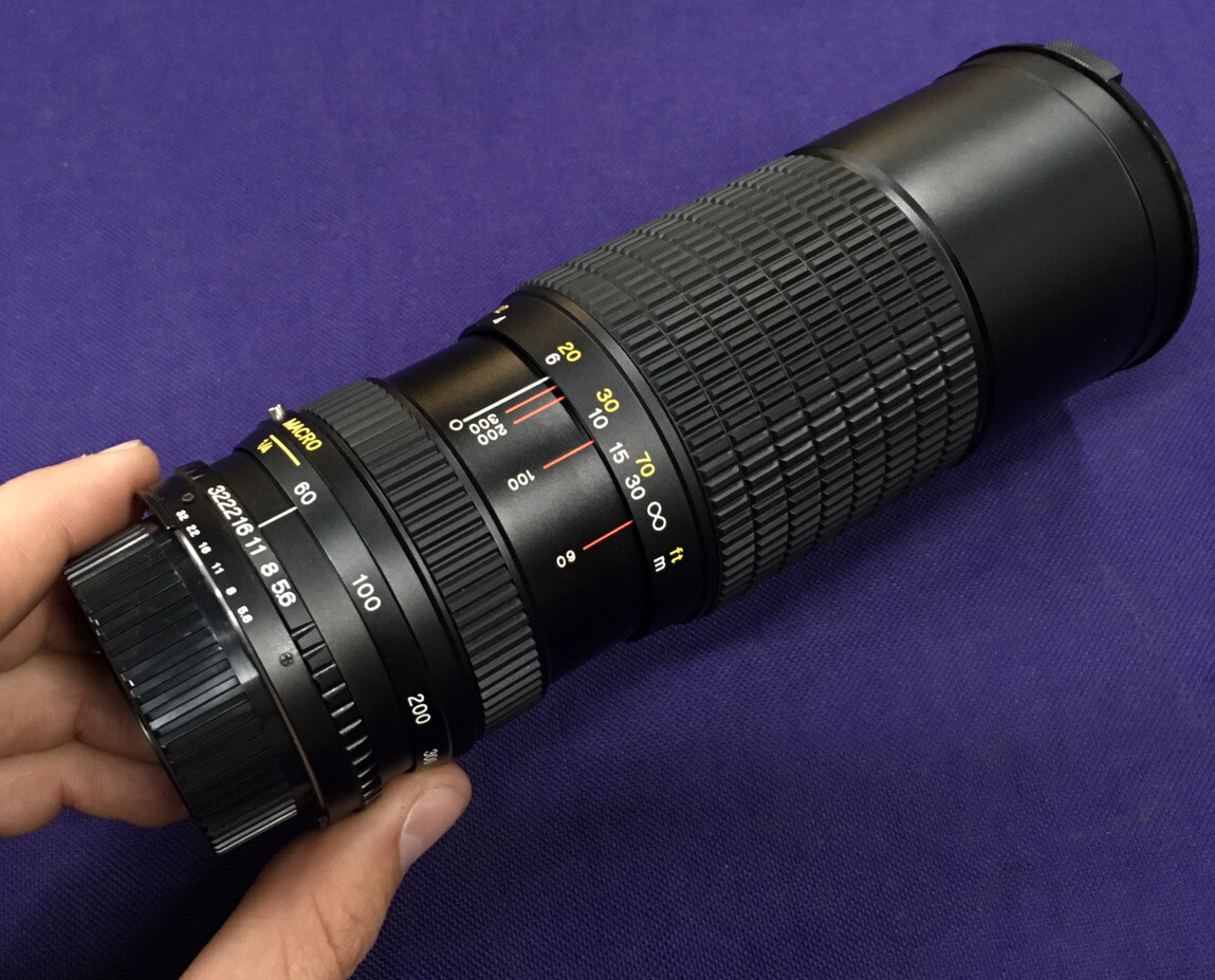 Osawa MC Macro 1:5.6 60-300mm Lens Made In Japan For Nikon w/ Bag!