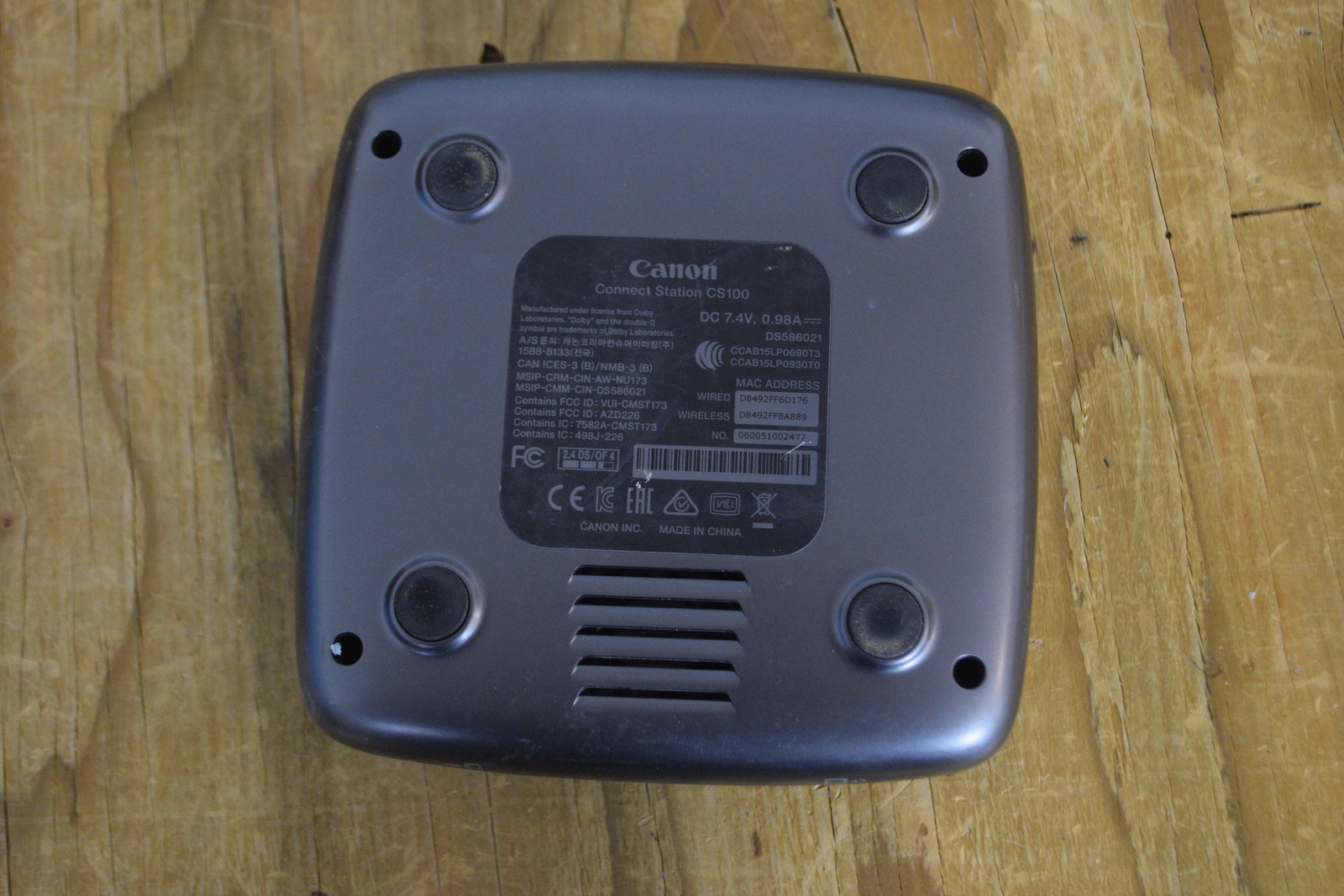 Canon Connect Station CS100 Photo Storage Wireless NFC HDMI USB SD CF Reader