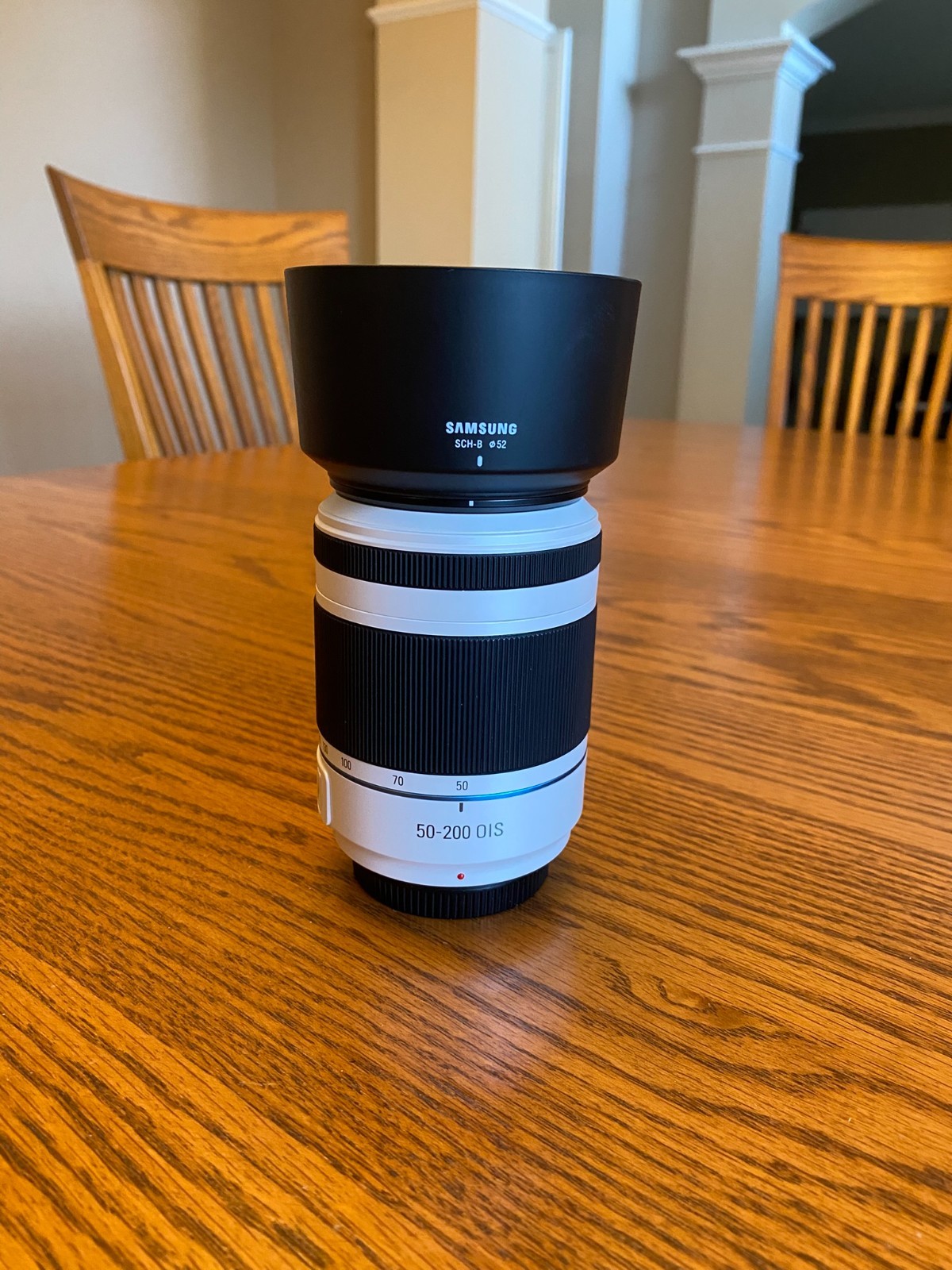 Samsung NX 50-200mm f/4.0-5.6 II OIS ED Lens (White)