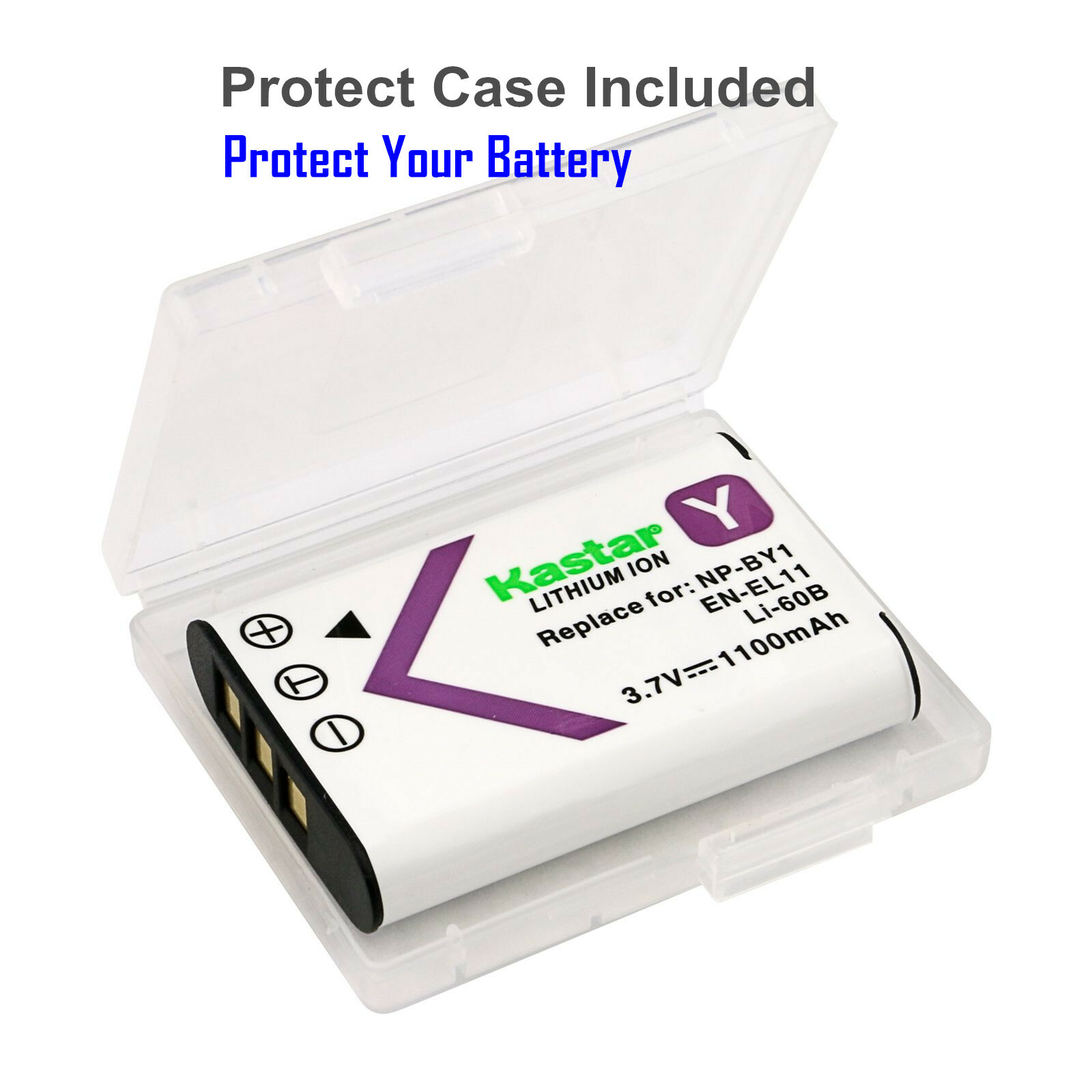 Kastar Battery 1-Pack for Sony NP-BY1 work with Sony Action Cam Mini HDR-AZ1