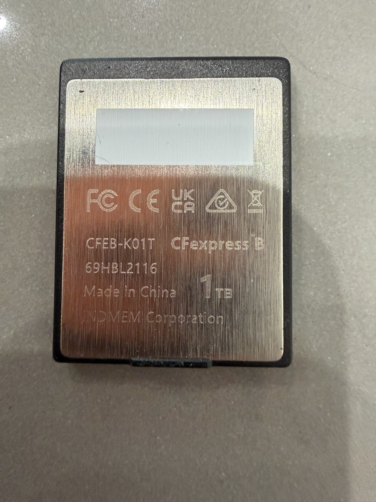 1TB CFExpress Type B Memory Card R:1700MB/s 8K High Frame Rate Video For Camera