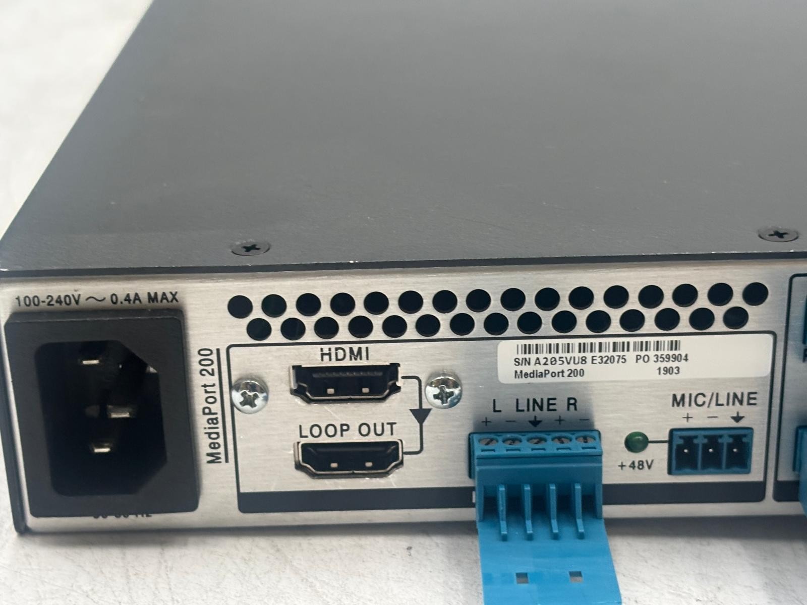 Extron MediaPort 200 HDMI and Audio to USB Scaling Bridge