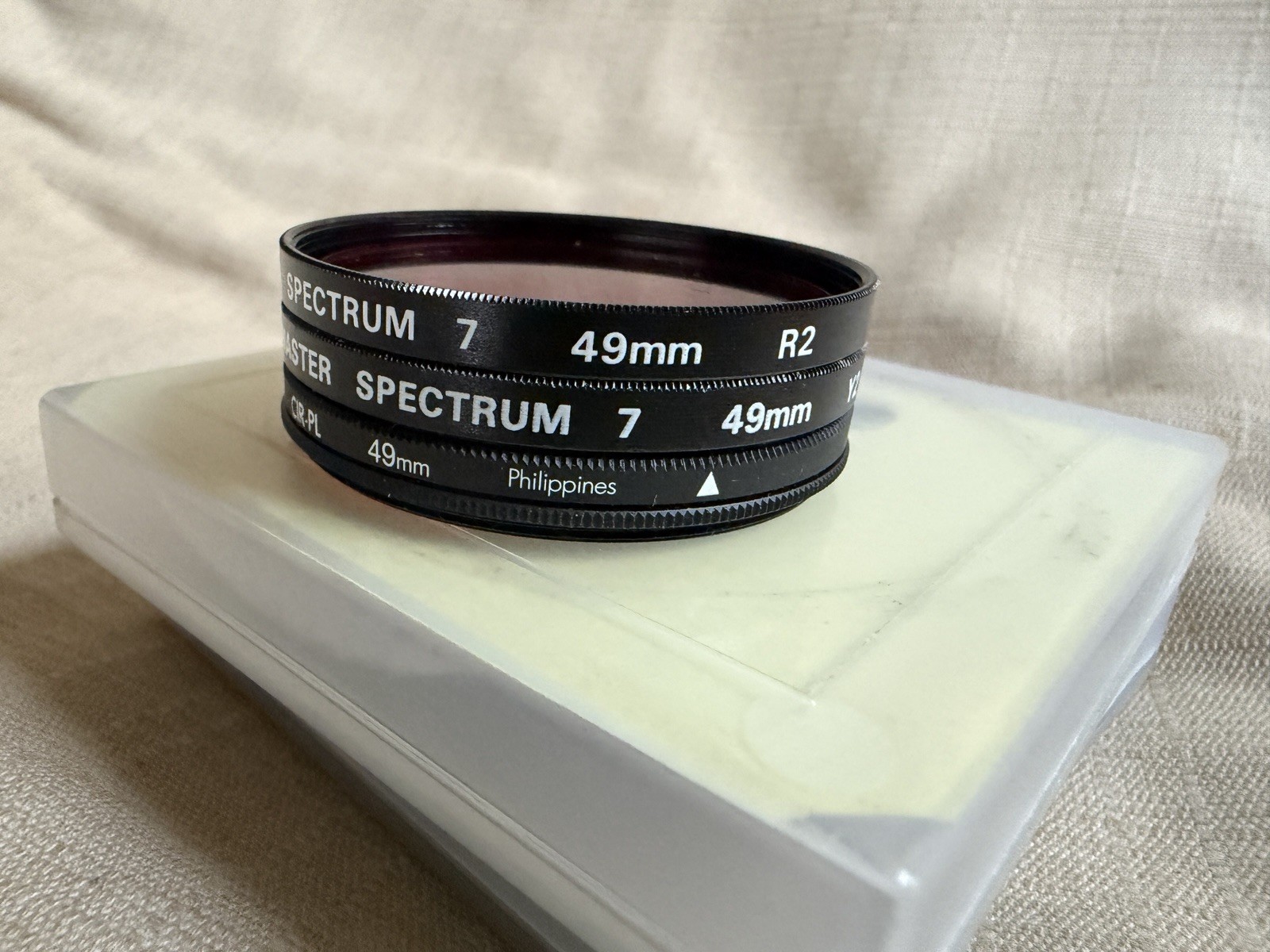 Set of 5 Filters- HOYA B+W- Circular Polarizer Color Filters – 49 72 77mm