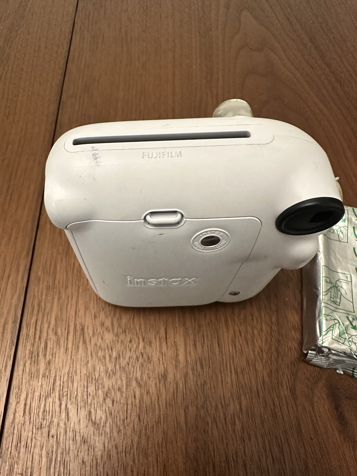 Fujifilm Instax Mini 12 Instant Film Camera Clay White With brand New Film pack
