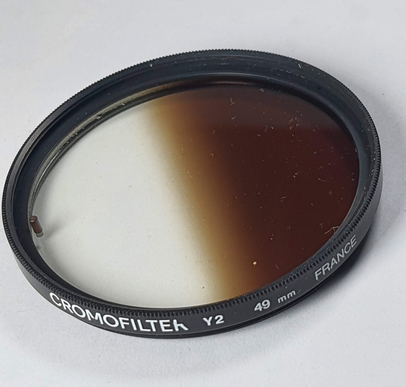 49mm CROMOFILTER Cromo Filter Y2 Tan / Yellow 2 France Graduated 49 mm E49 E-49