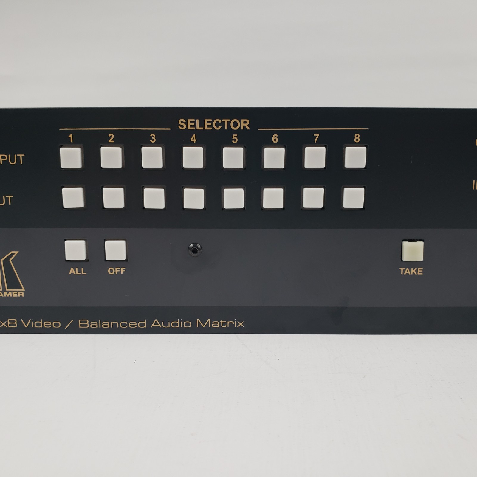 FOR PARTS Kramer VS-848 8×8 Composite Video Stereo Audio Matrix Switcher Router
