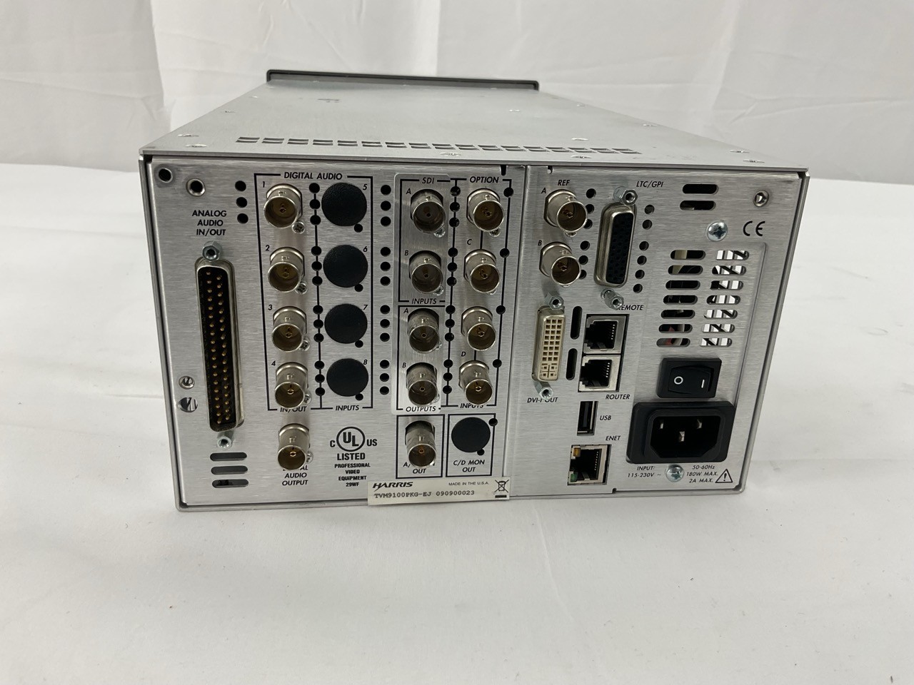 Harris Videotek TVM9100 Waveform Monitor Broadcast Video Production Studio