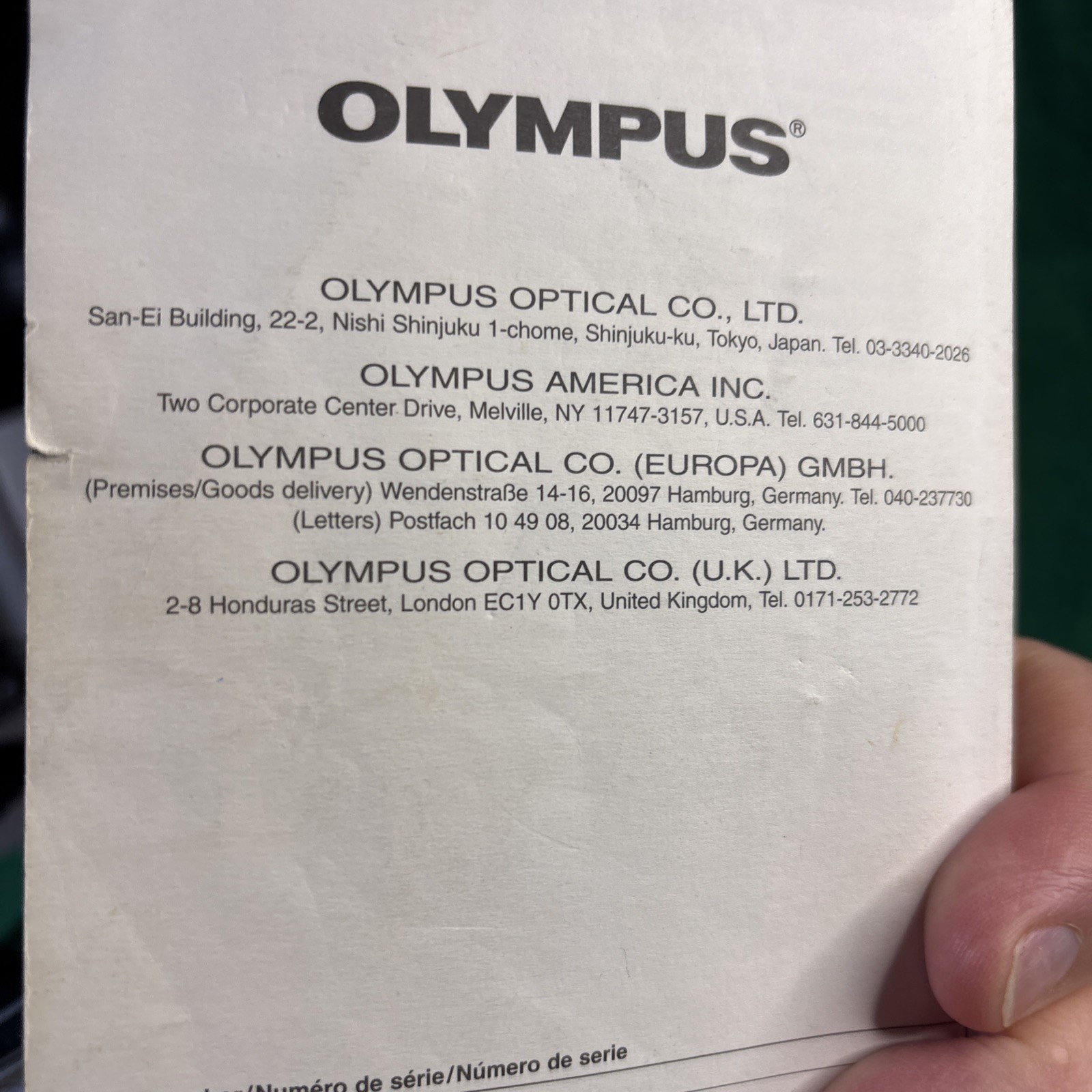 Olympus Camedia D-360L W/Case See Description