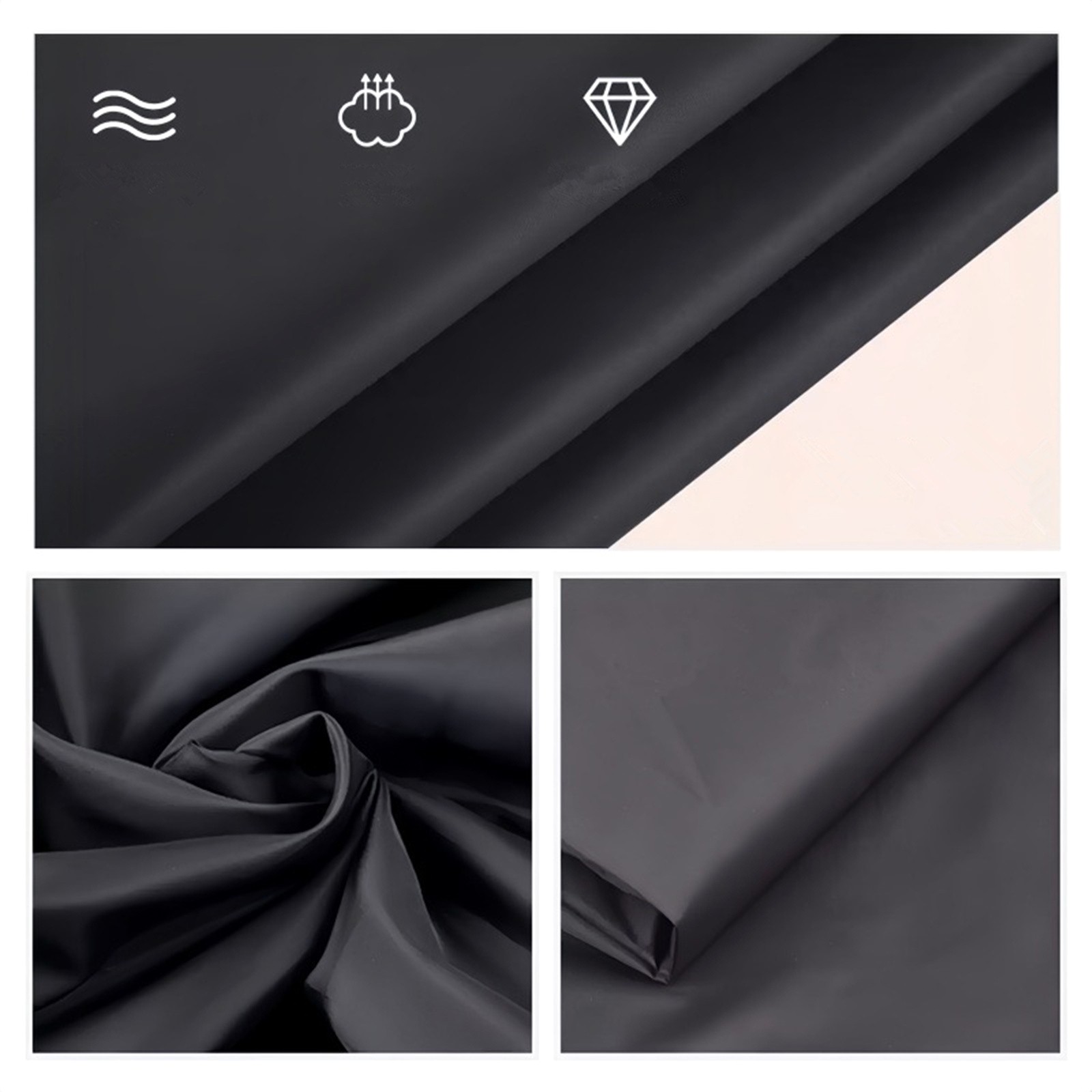 1PCS Professional Film Changing Bag 22.8×21.6″ Antistatic Dense Fabric Darkroom