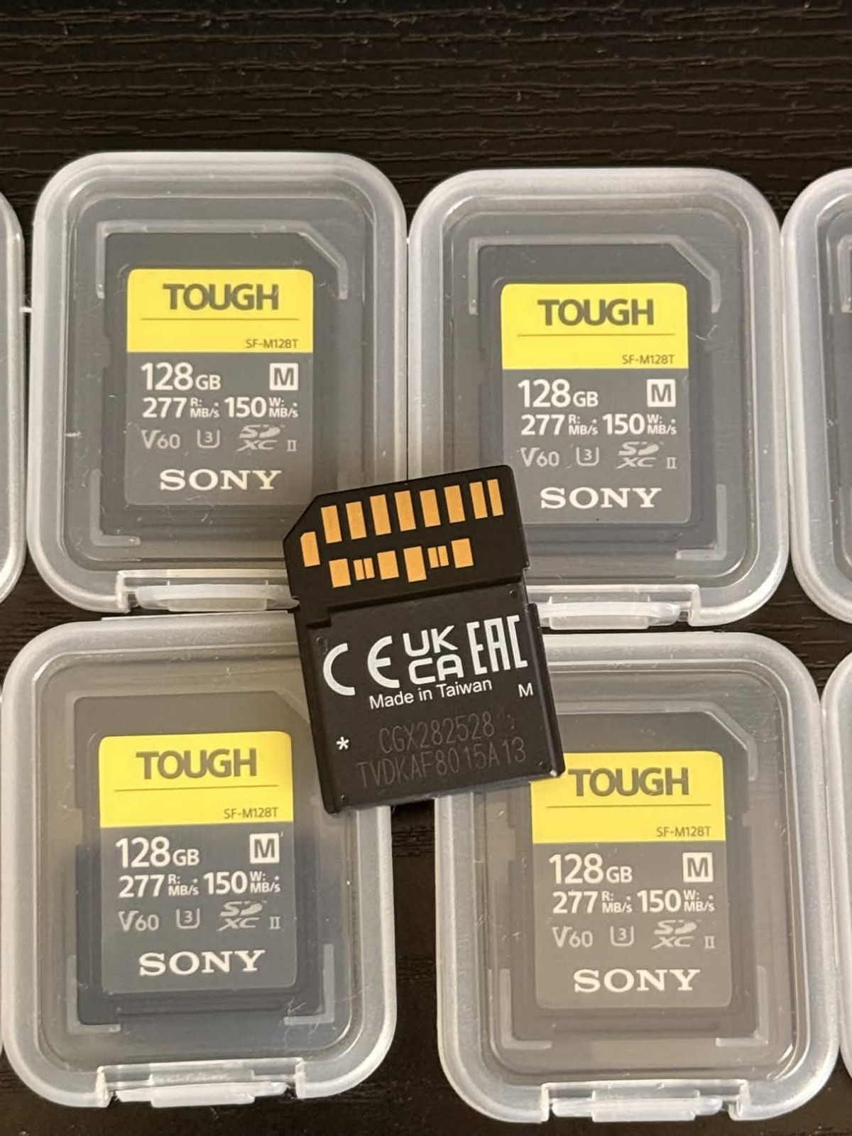 Sony M Tough 128GB Series SF-M128T UHS-II Class 10 U3 V60 SDXC SD Memory Card
