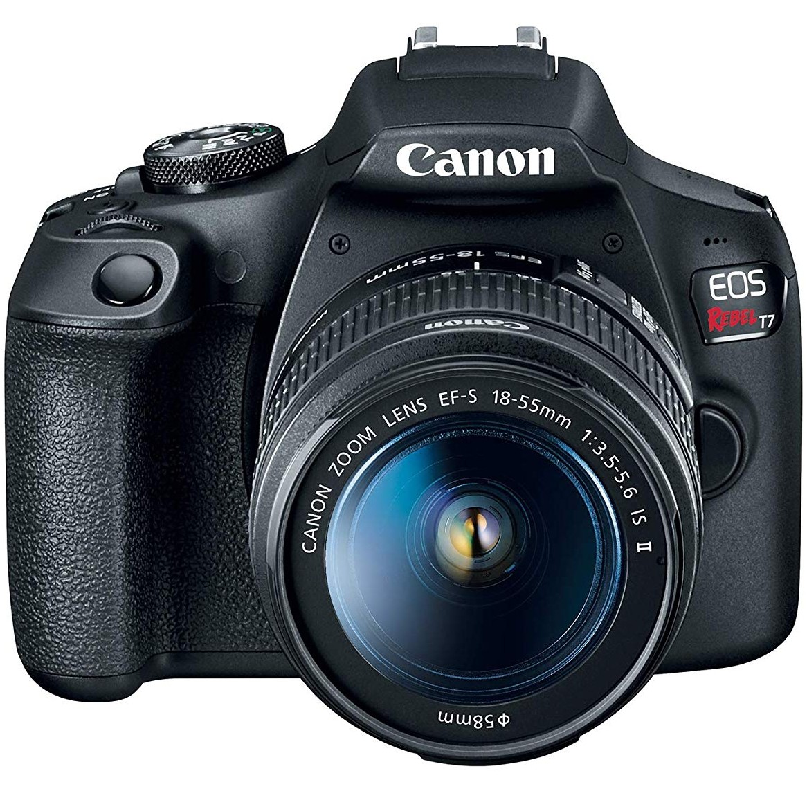 Canon EOS Rebel T7 DSLR Camera w/ 18-55mm IS II + 75-300mm III Dual Lens Pro Kit